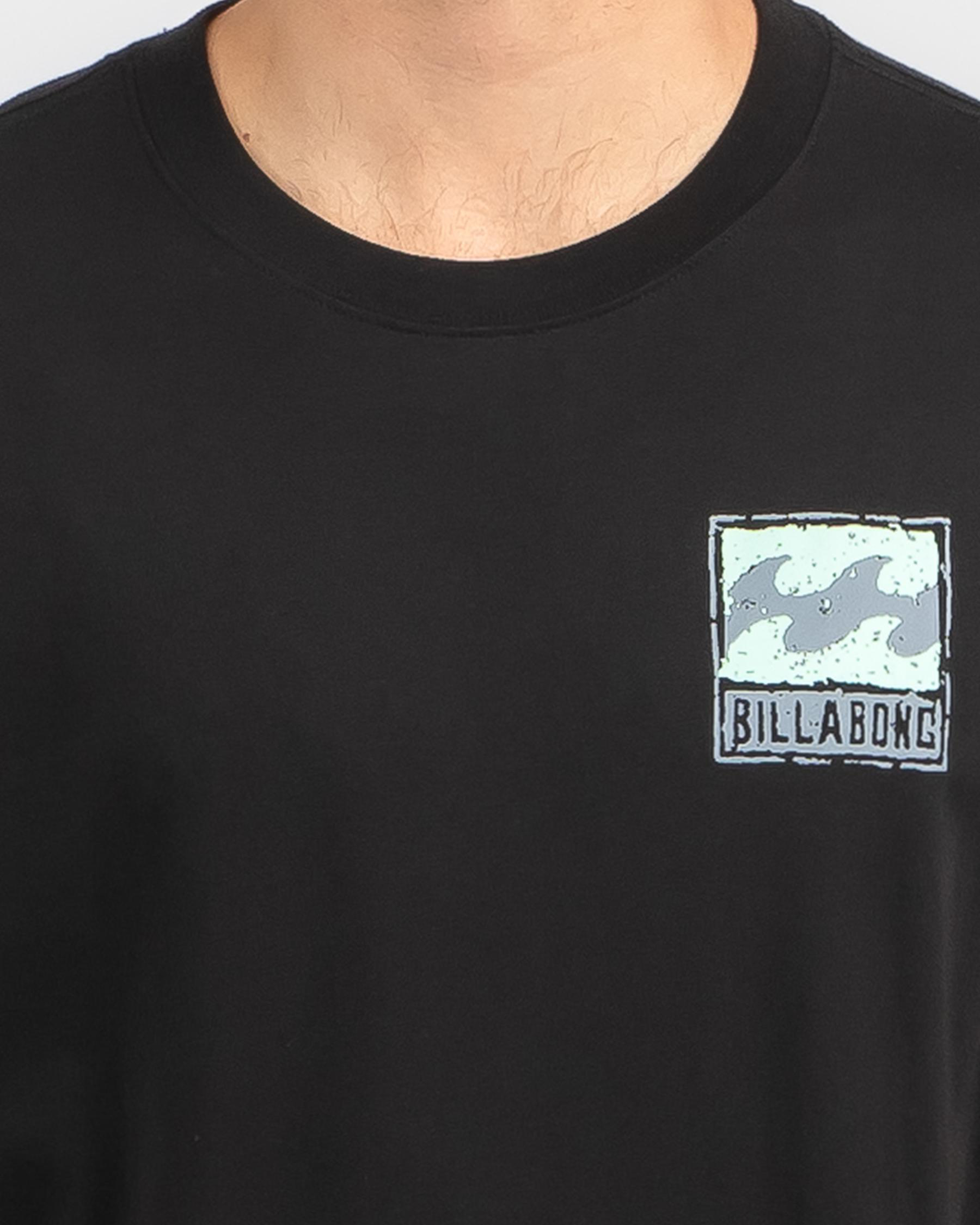 Shop Billabong Stamp TShirt In Black Fast Shipping & Easy Returns