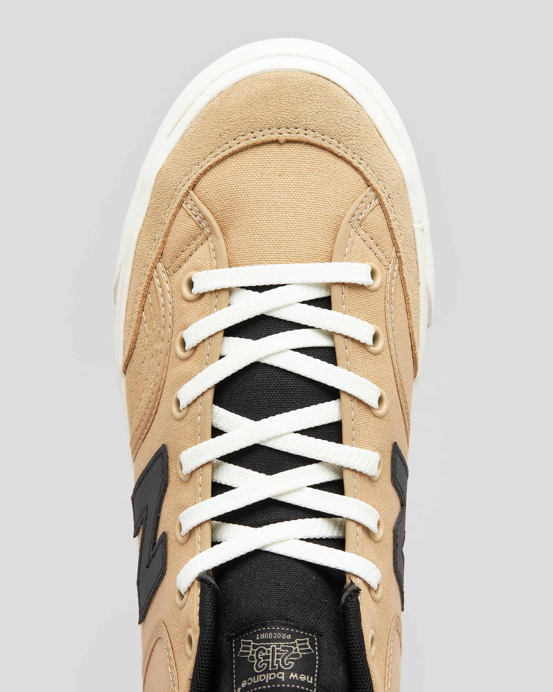 New Balance NB 213 Shoes In Tan/black - Fast Shipping & Easy Returns ...