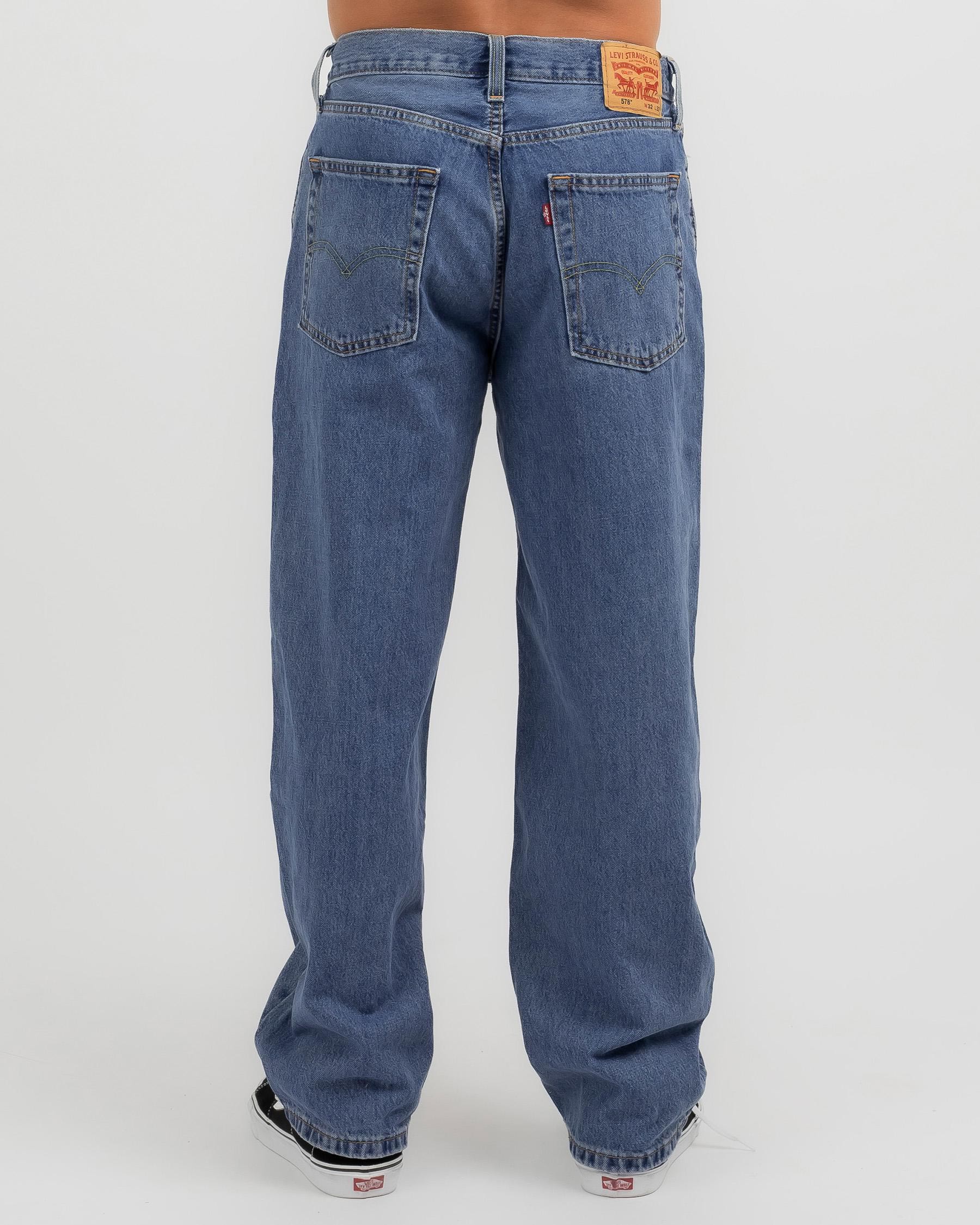 Levi's 578 Baggy Jeans In New Blue Moon - Fast Shipping & Easy Returns ...