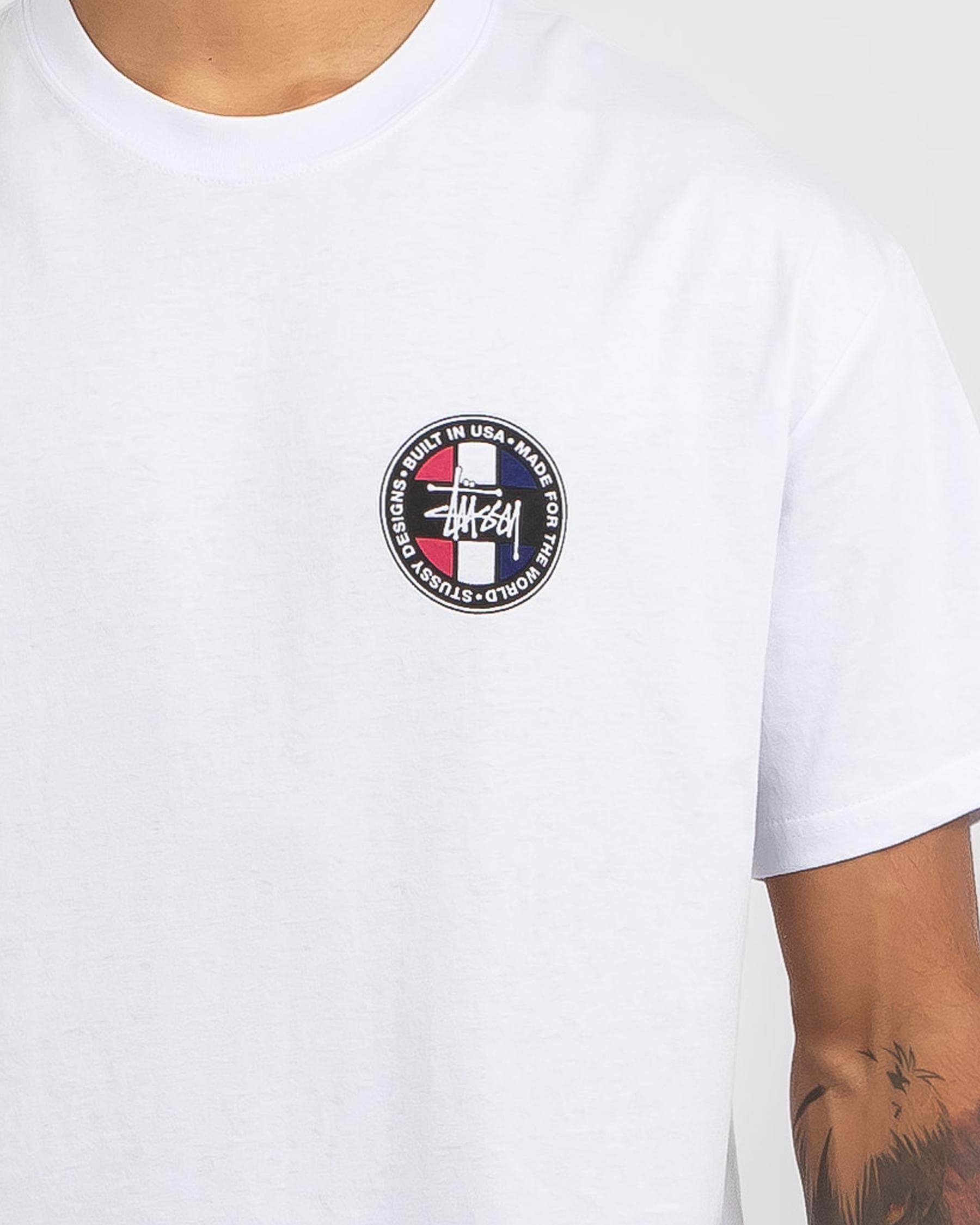 Shop Stussy Made For The World T-Shirt In White - Fast Shipping & Easy ...