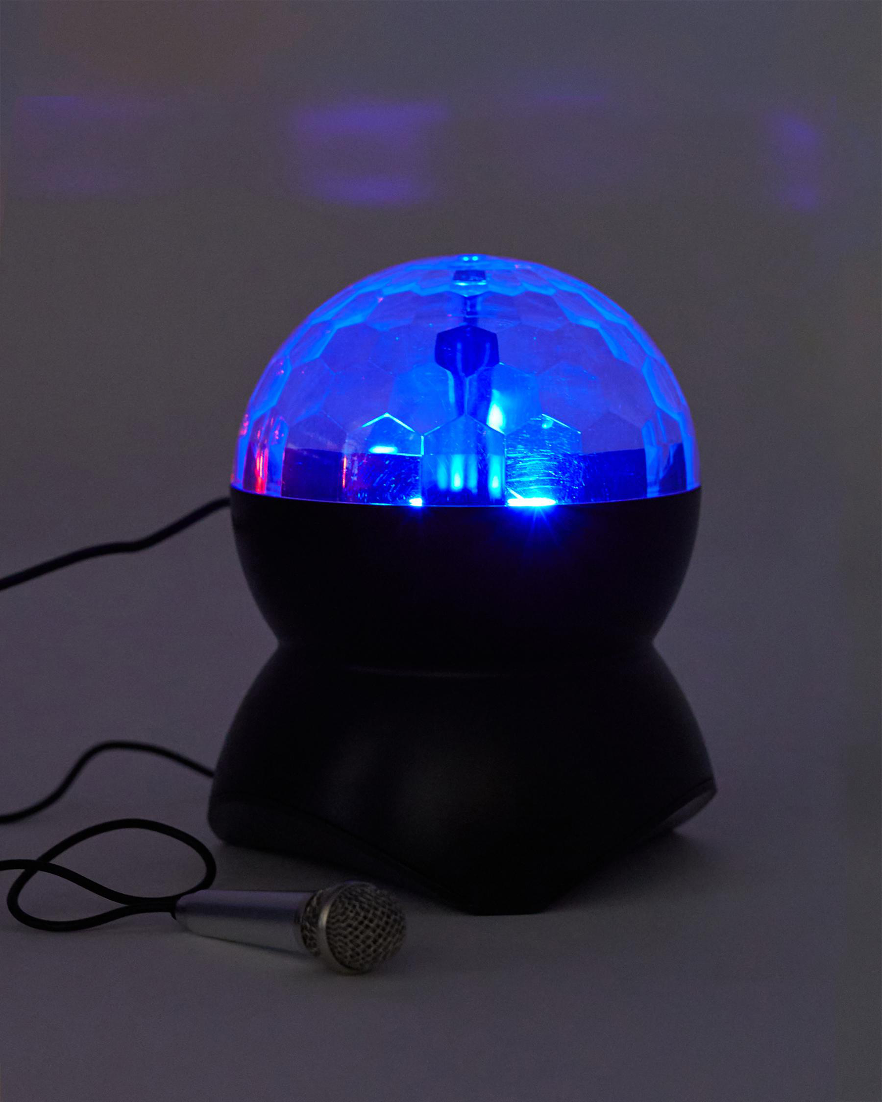 Shop Get It Now Disco Ball Karaoke Speaker In Black Fast Shipping