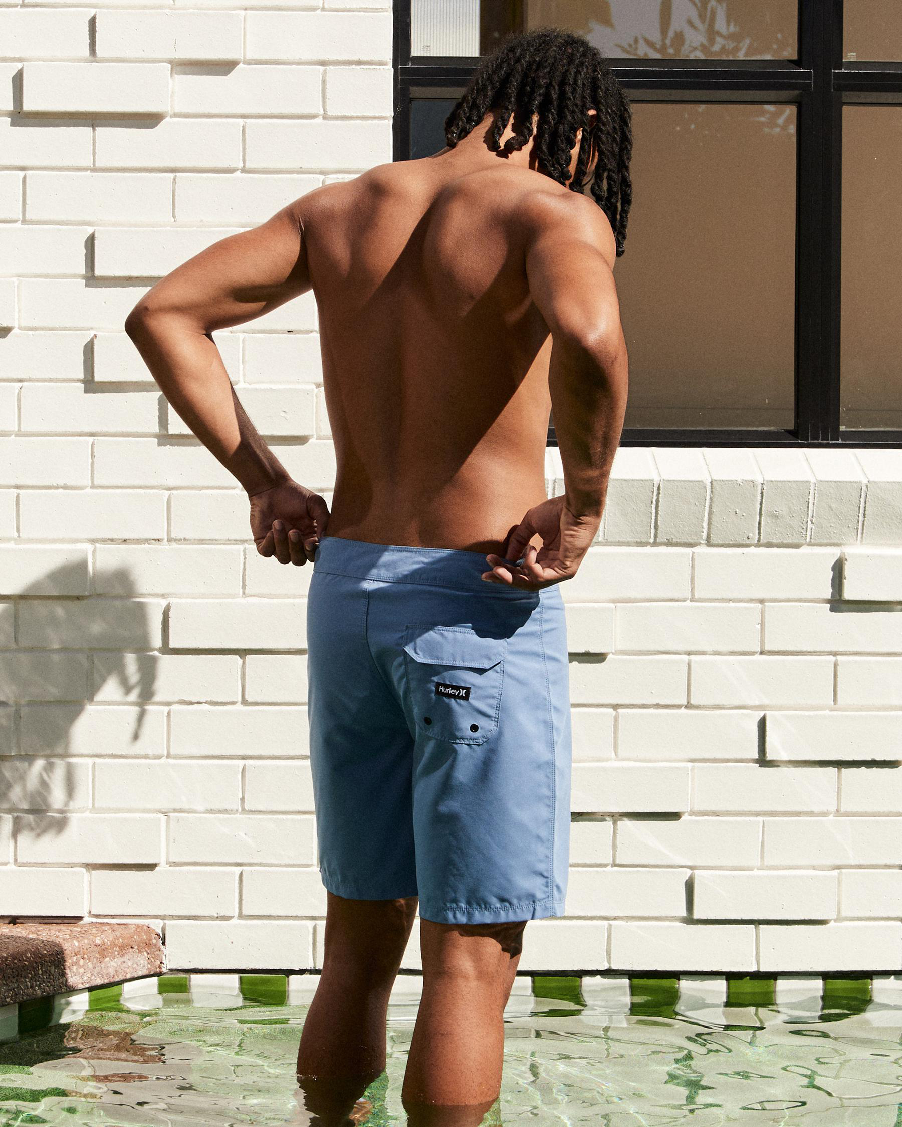Shop Hurley One And Only Board Shorts In Blue Fast Shipping & Easy
