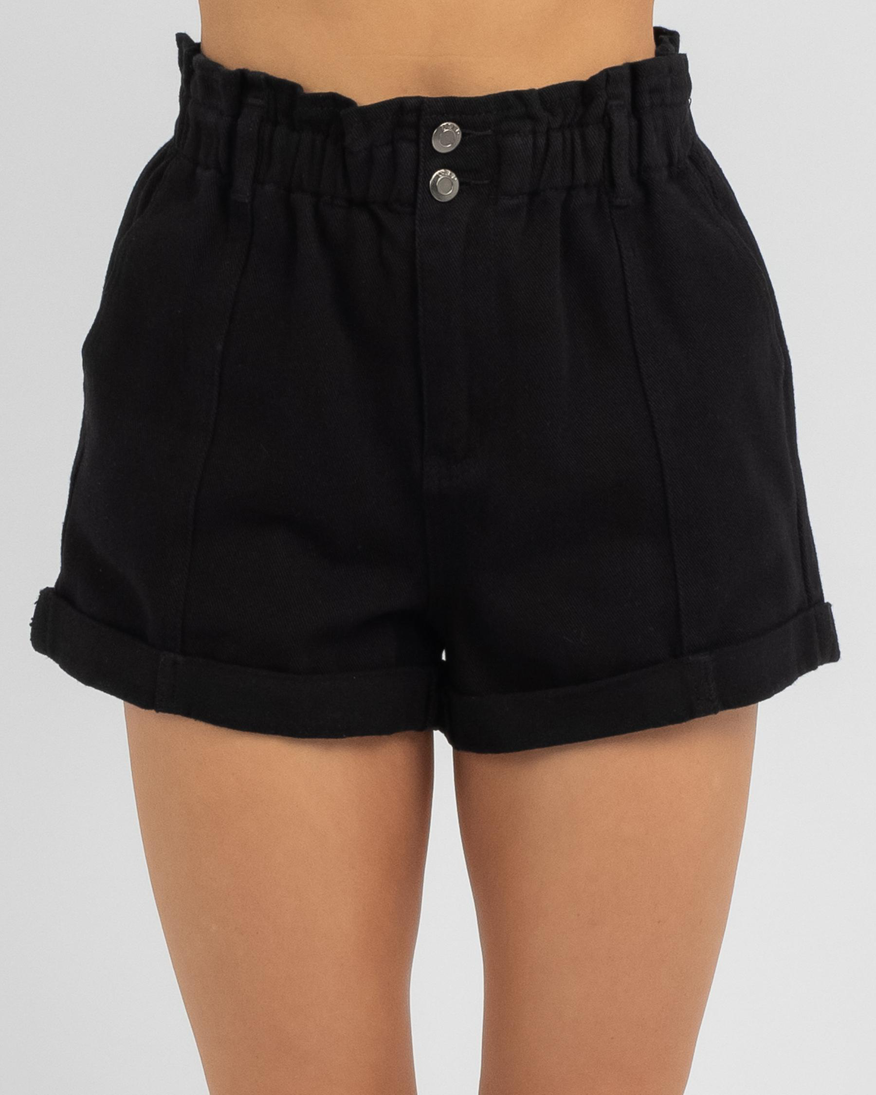 Shop Used Macy Shorts In Black Fast Shipping & Easy Returns City