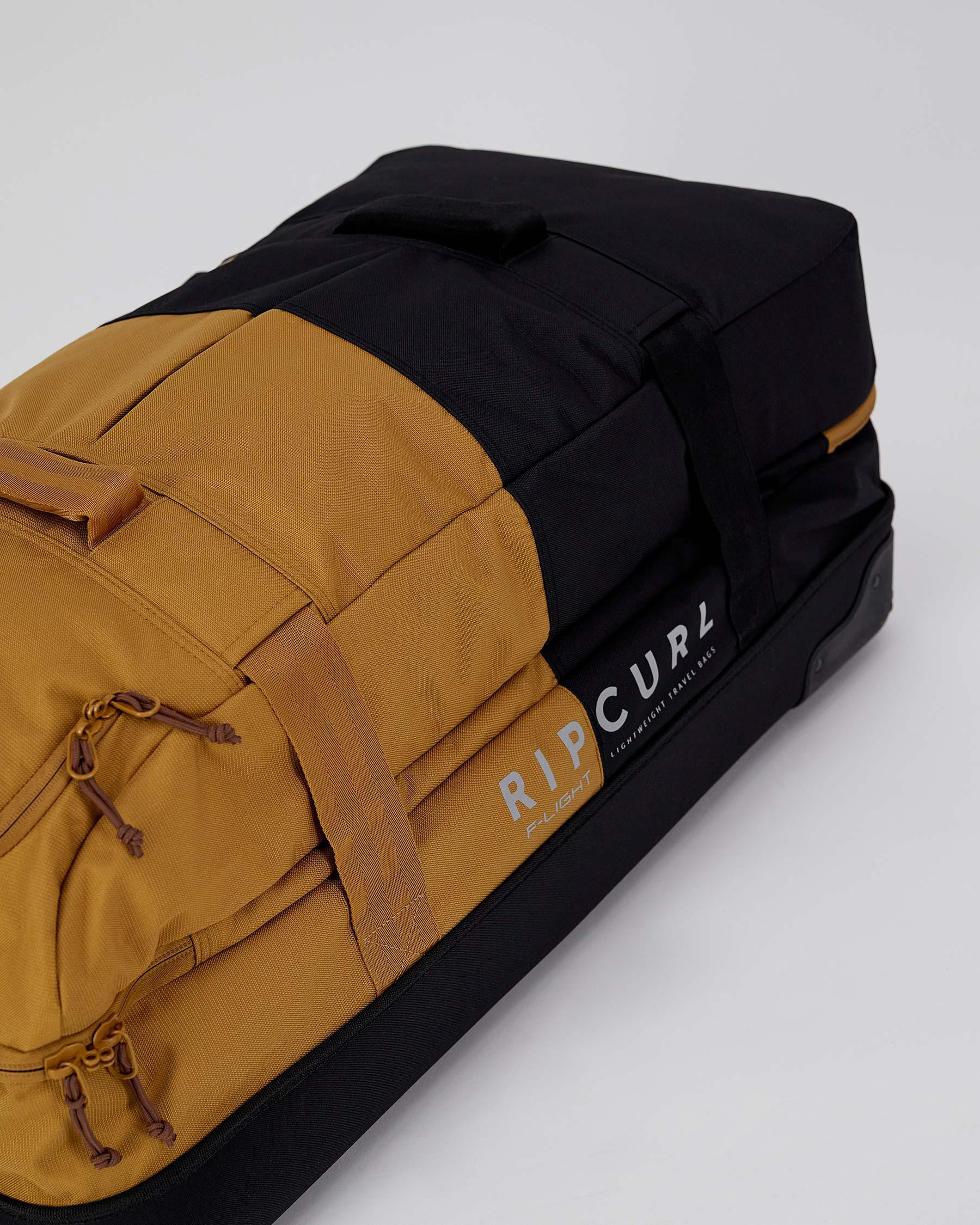 Travelling Rip Shop Rip Curl F-light Global Combine Travel Bag In Black/tan - Fast ...