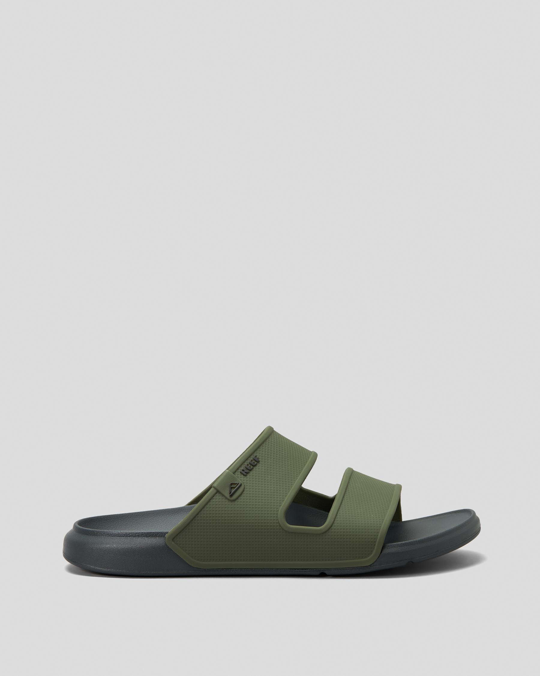 Reef Oasis Double Up Sandals In Grey/olive - Fast Shipping & Easy ...