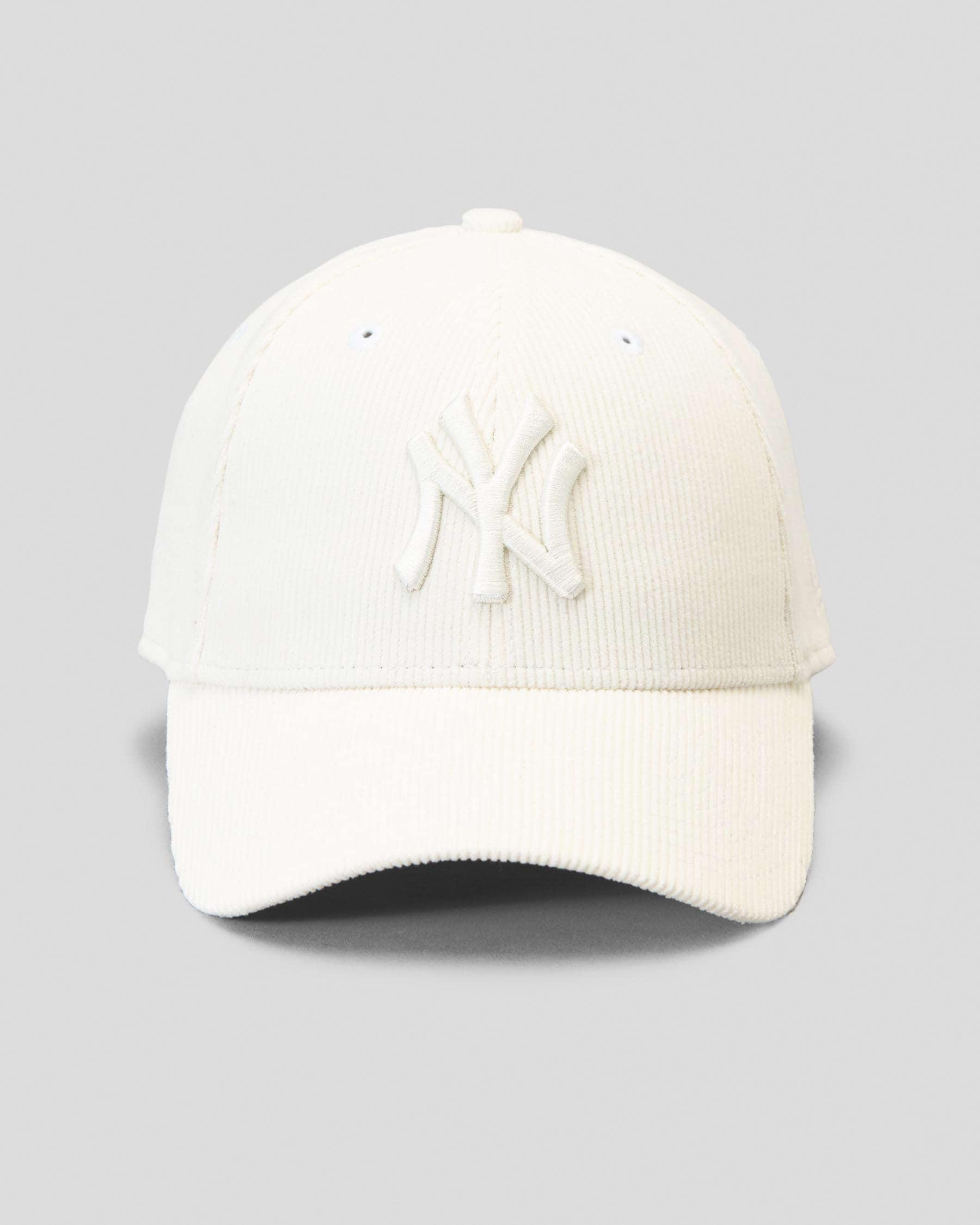 New Era NY Yankees Cord Cap In Cream - FREE* Shipping & Easy Returns