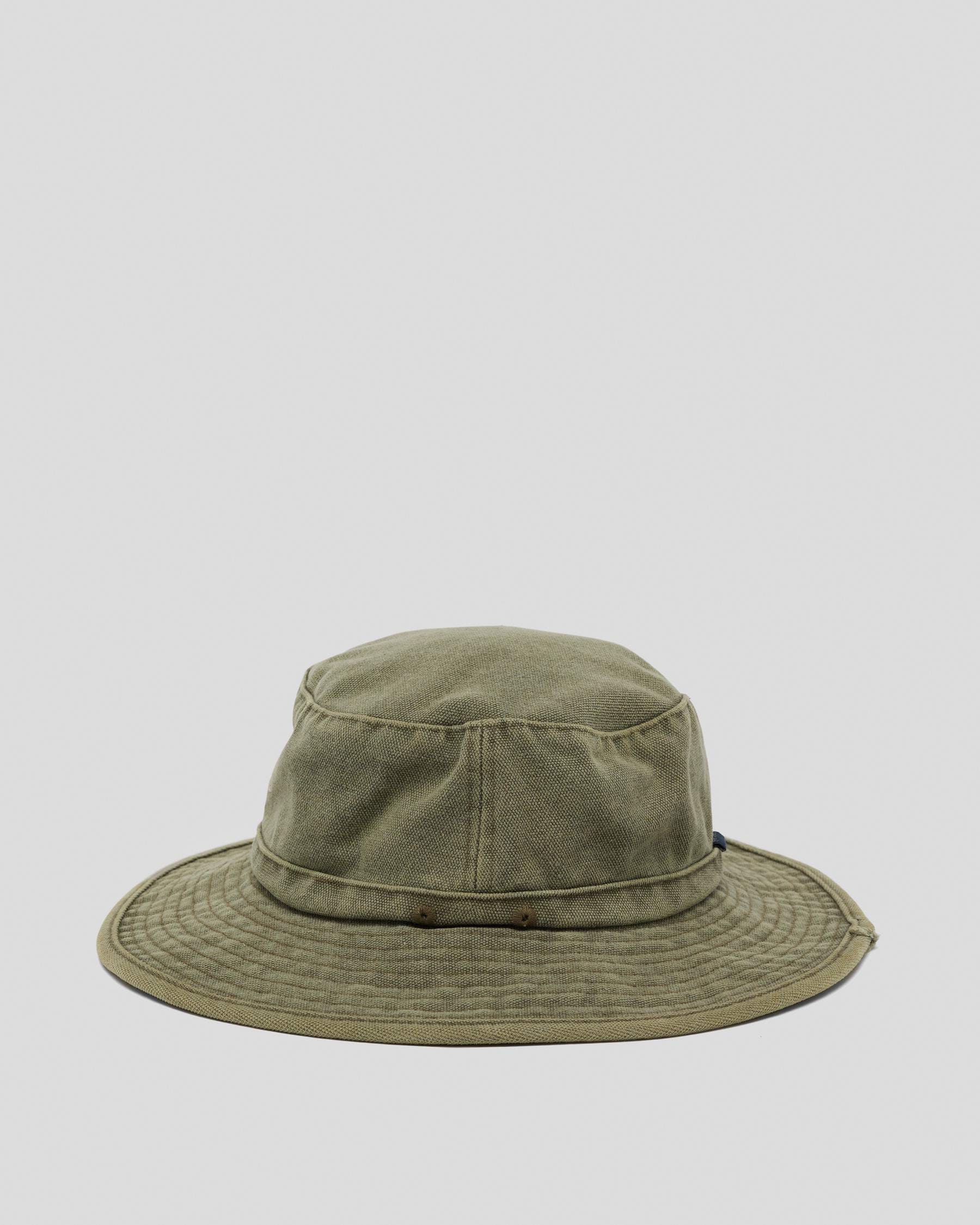 Rip Curl Searcher Mid Brim Hat In Dark Olive | City Beach Australia