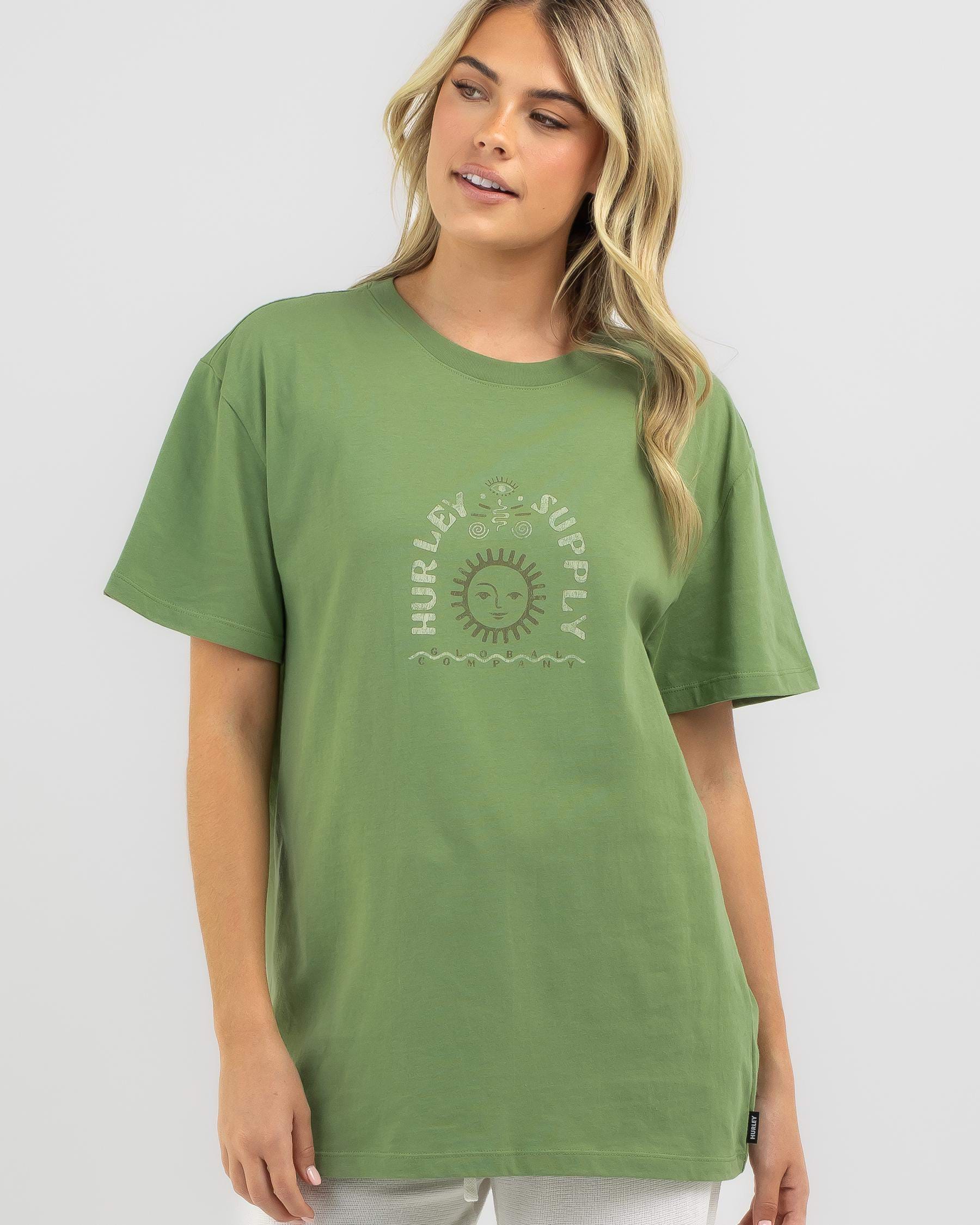 Hurley Golden T-Shirt In Loden Frost - Fast Shipping & Easy Returns ...
