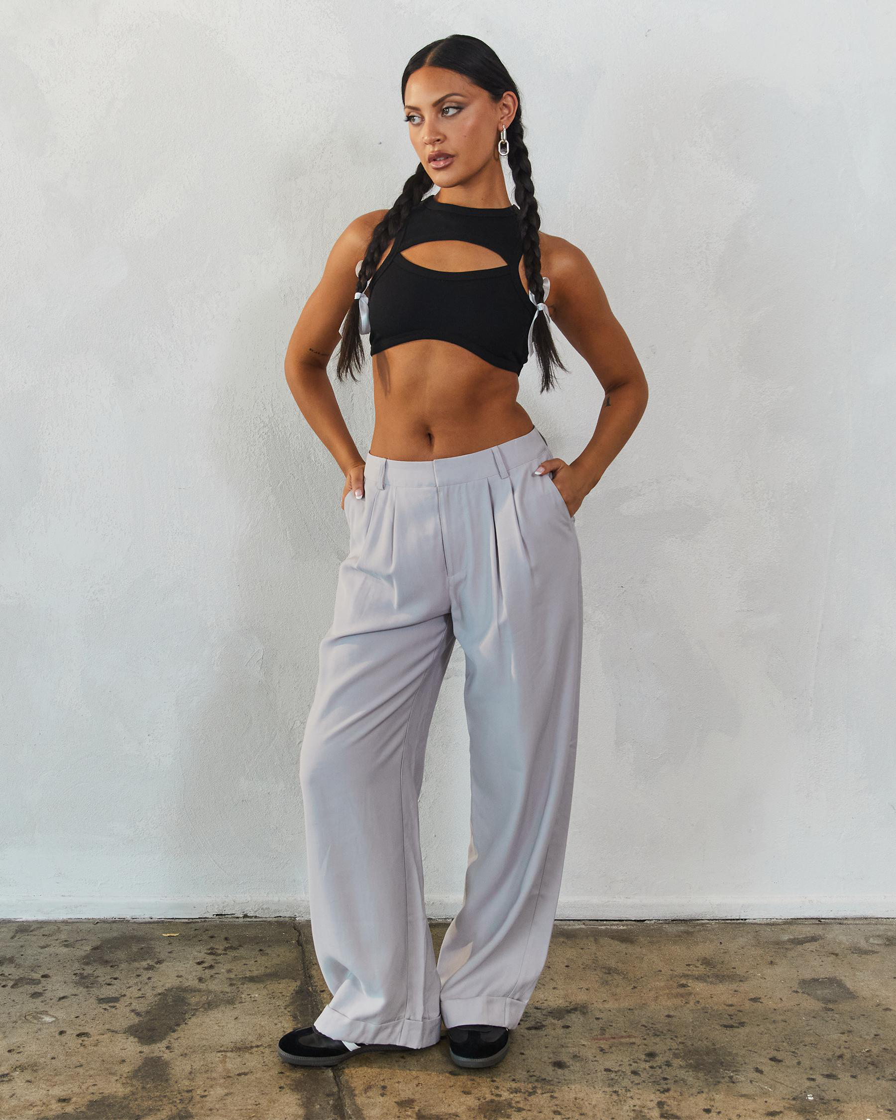 Ava And Ever Viktoria Pants In Grey - Fast Shipping & Easy Returns ...