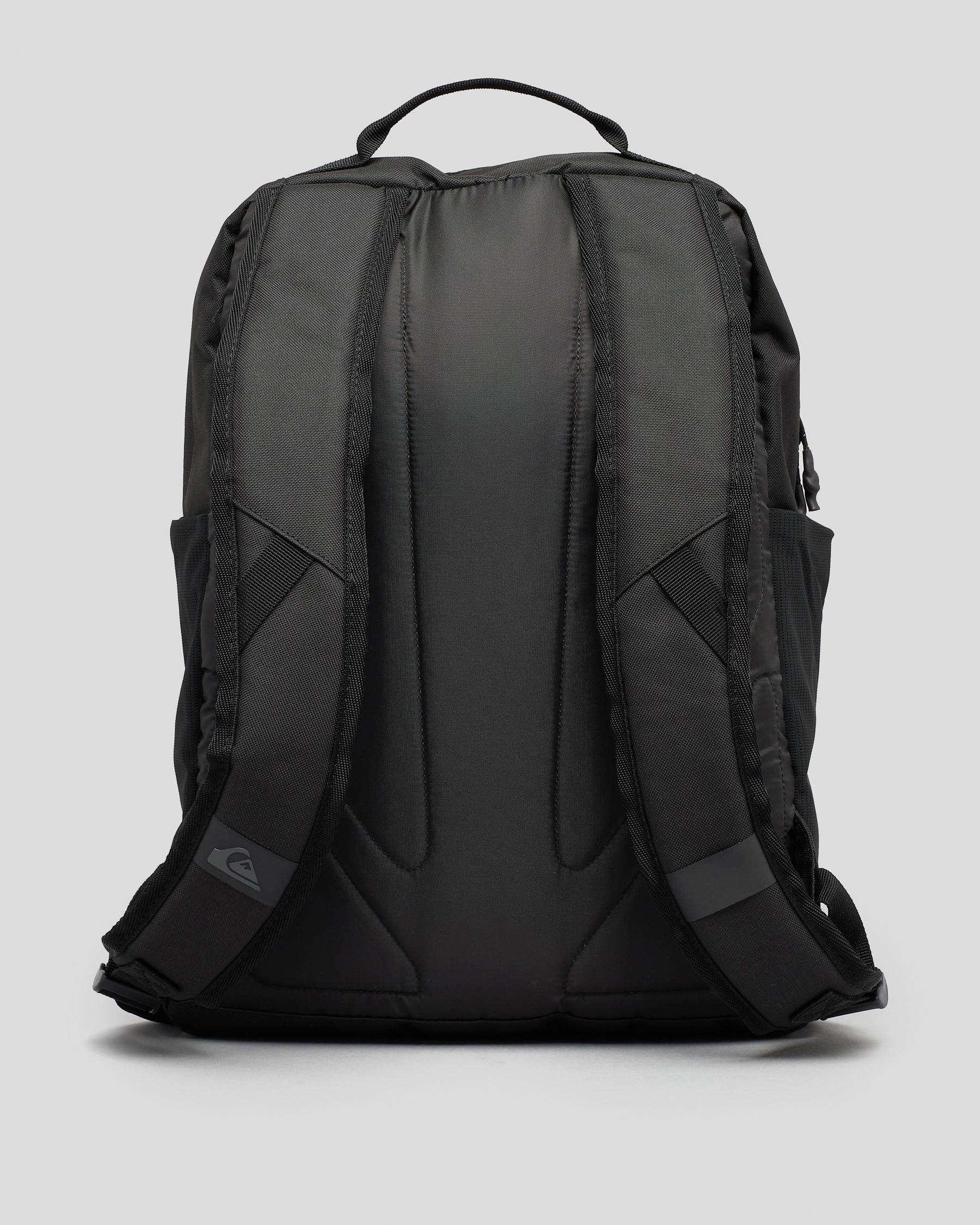 Quiksilver Schoolie Backpack In Jet Black FREE* Shipping & Easy