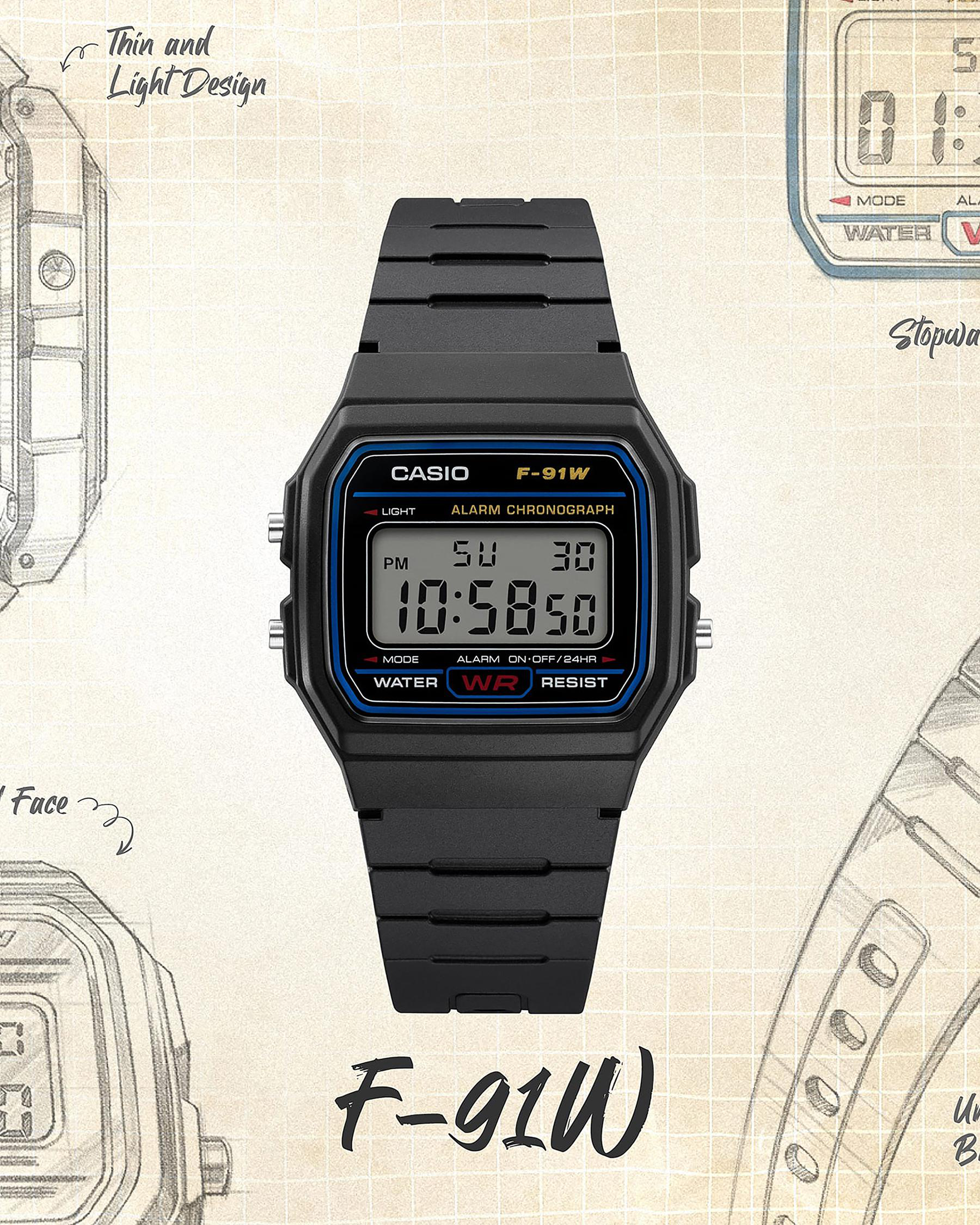 casio f91w