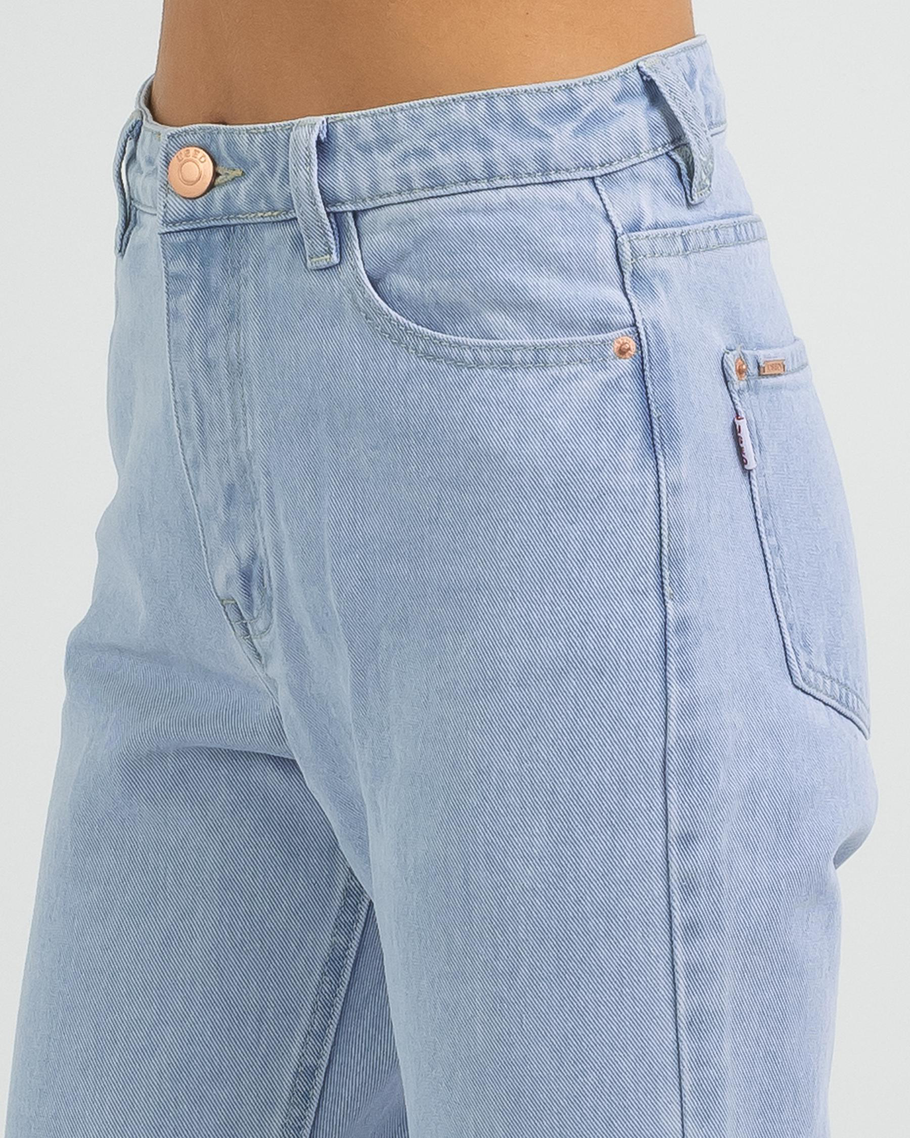 Used Dixon Mom Jeans In Light Mid 