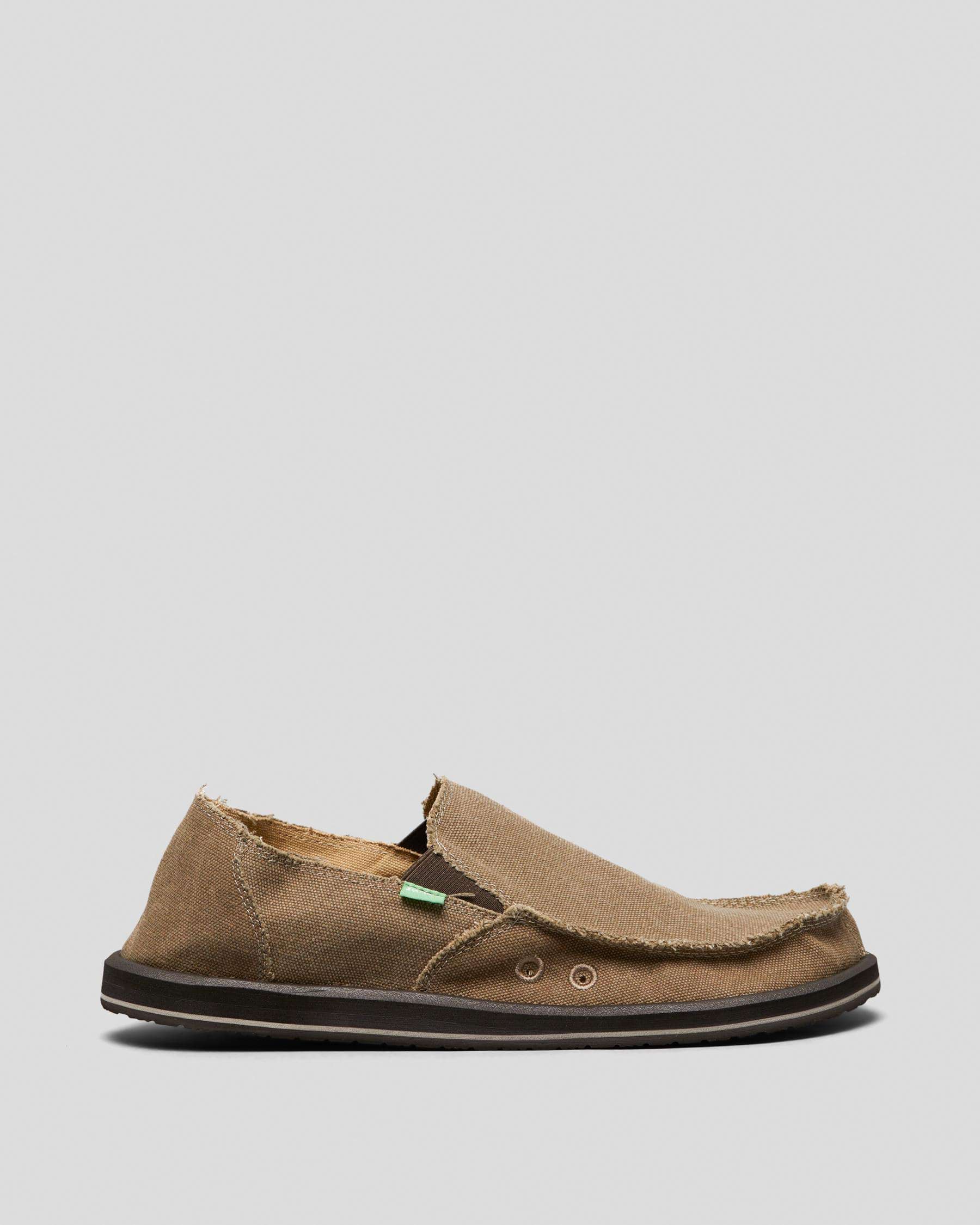 SANUK Vagabond Shoes In Brown - Fast Shipping & Easy Returns - City ...