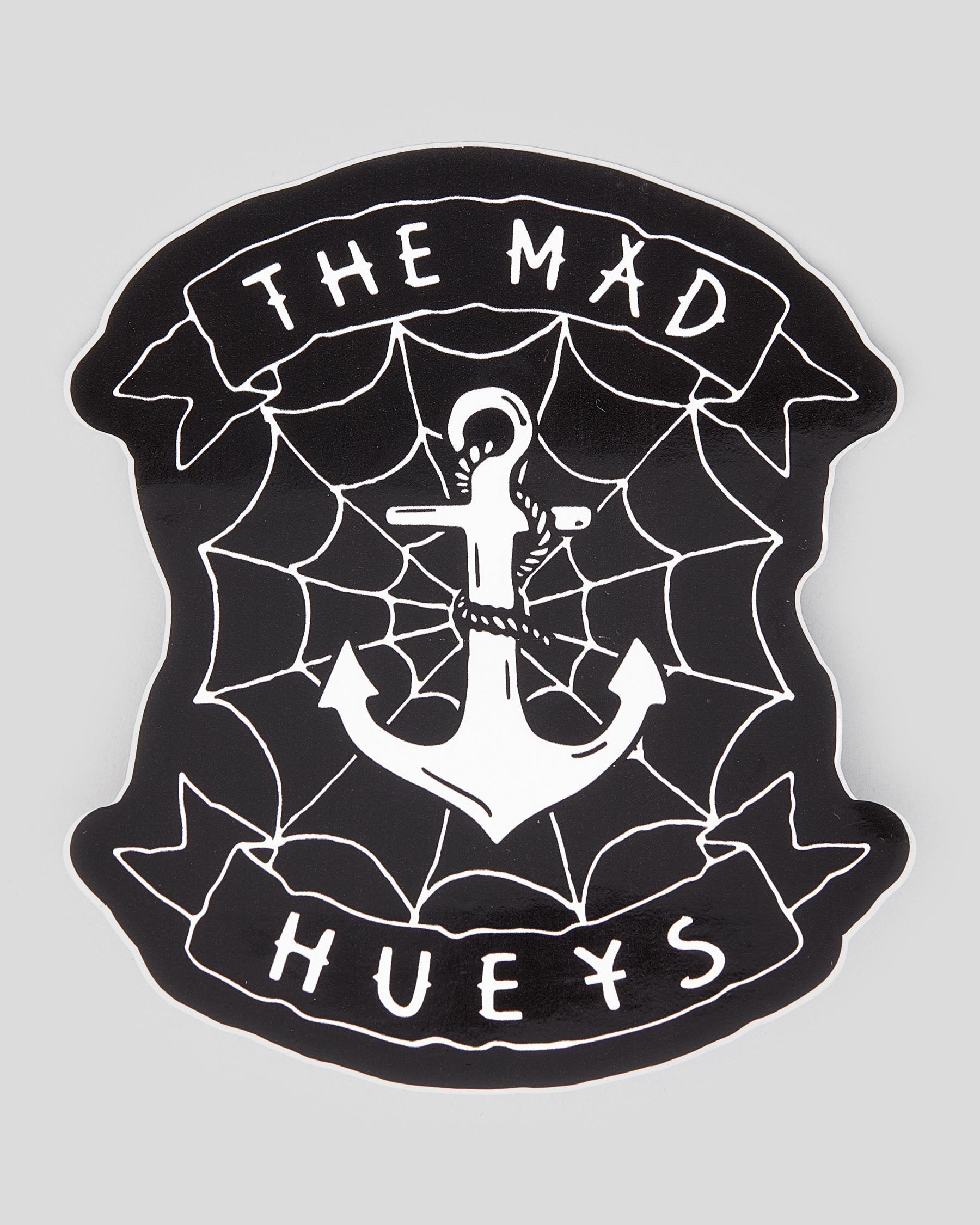 The Mad Hueys Cut N Run Sticker In Black - FREE* Shipping & Easy