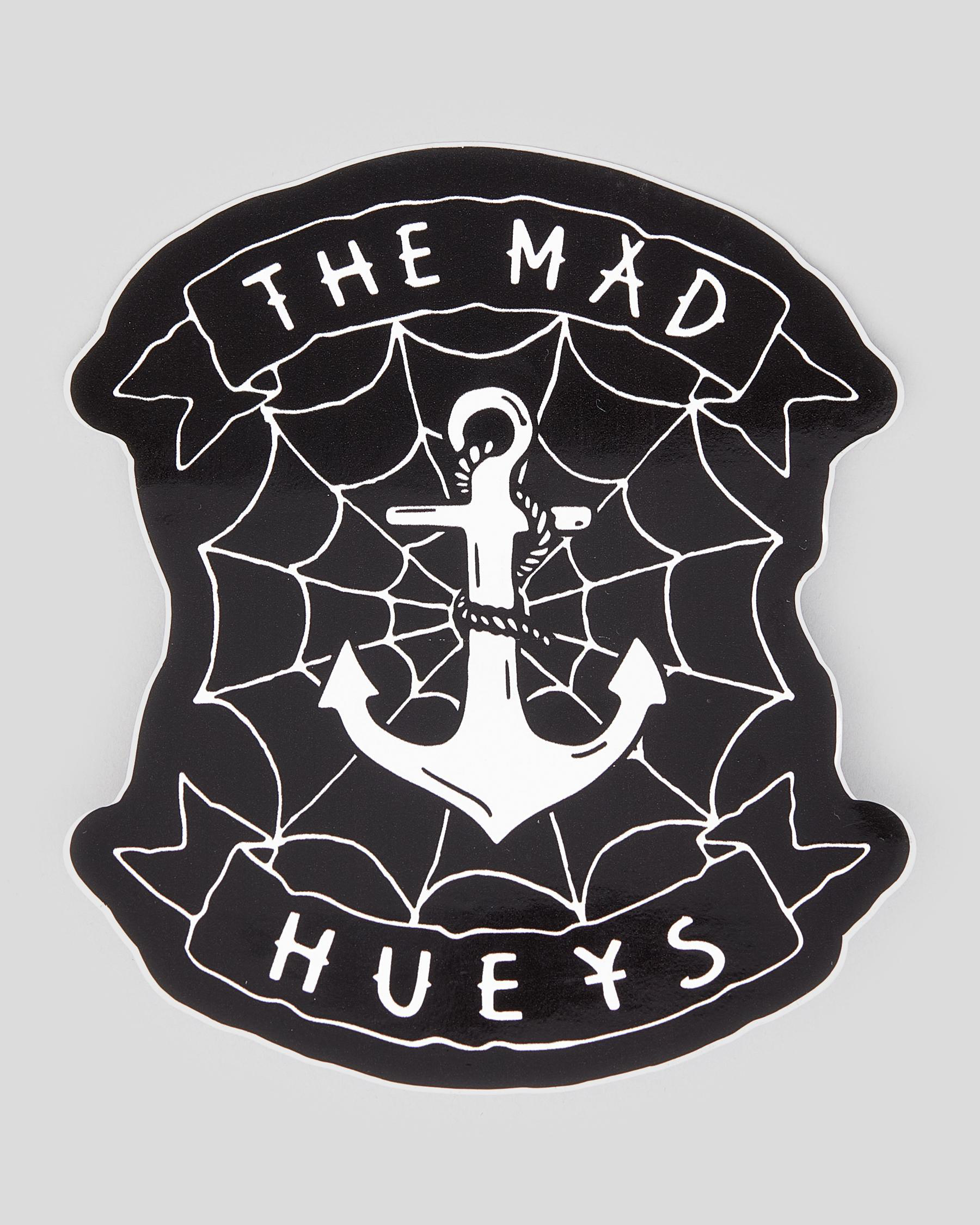 The Mad Hueys Cut N Run Sticker In Black FREE* Shipping & Easy