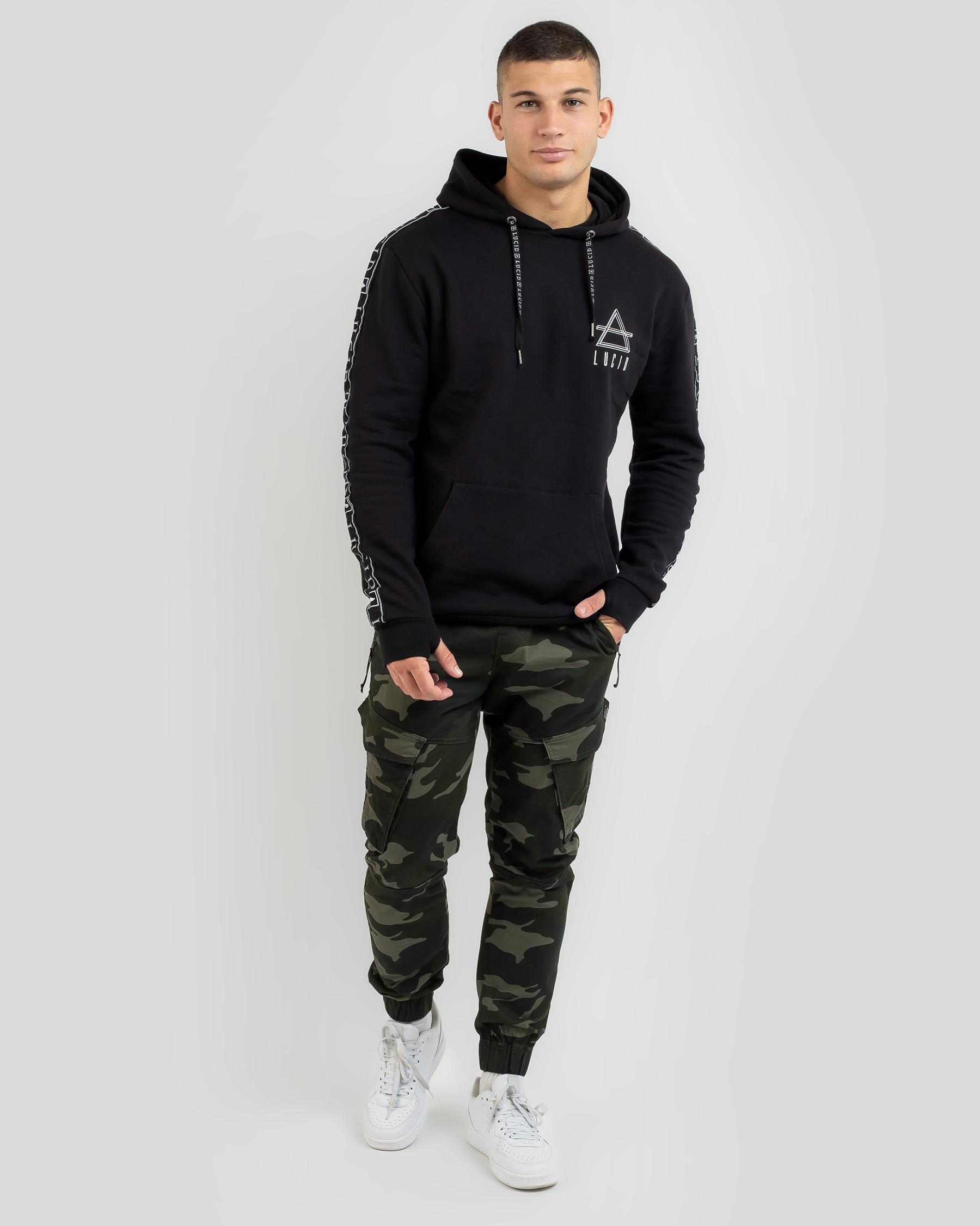 Shop Lucid Ranking Jogger Pants In Green Camo - Fast Shipping & Easy ...