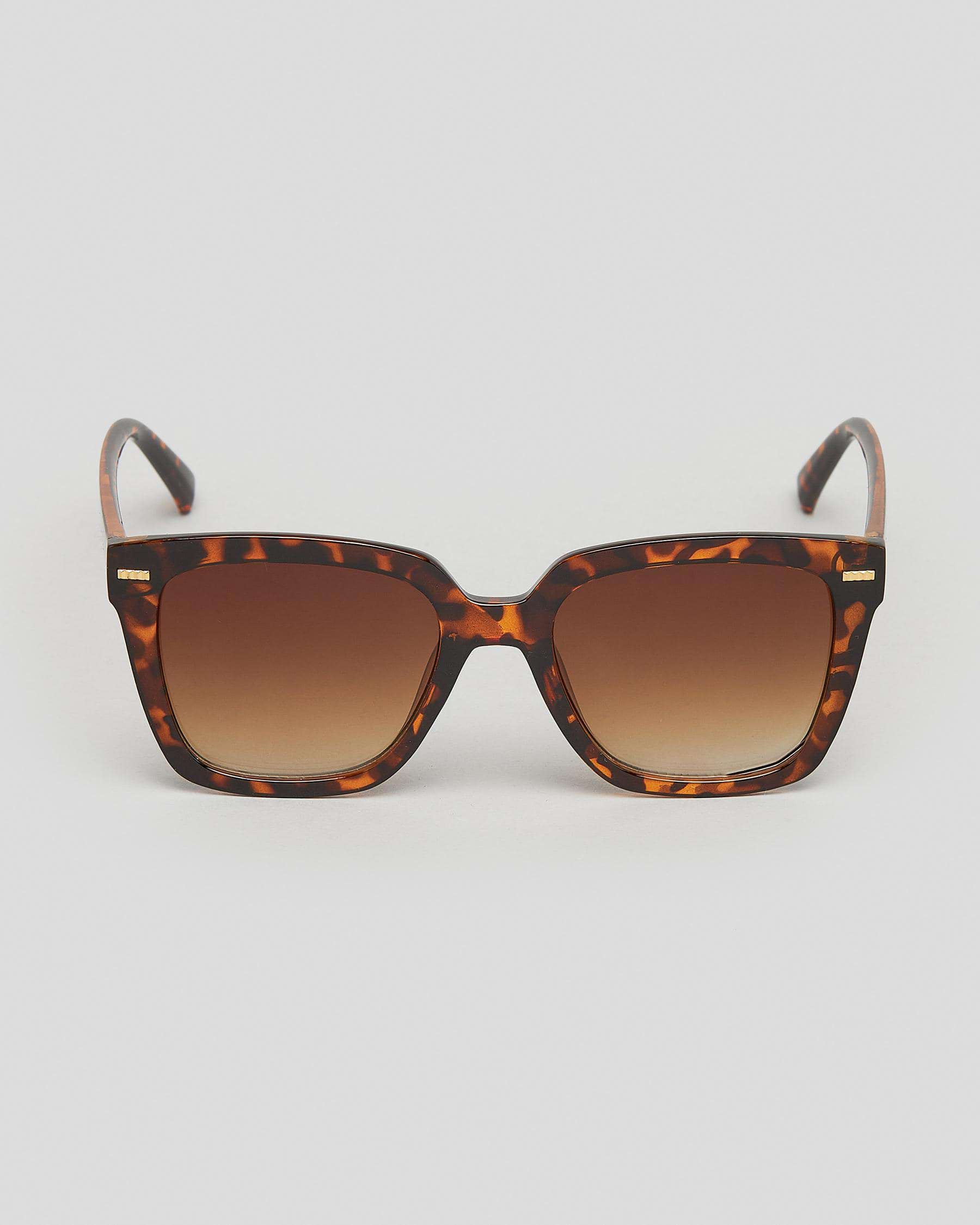 Shop Indie Eyewear Ally Sunglasses In Tort/grad Brown - Fast Shipping ...