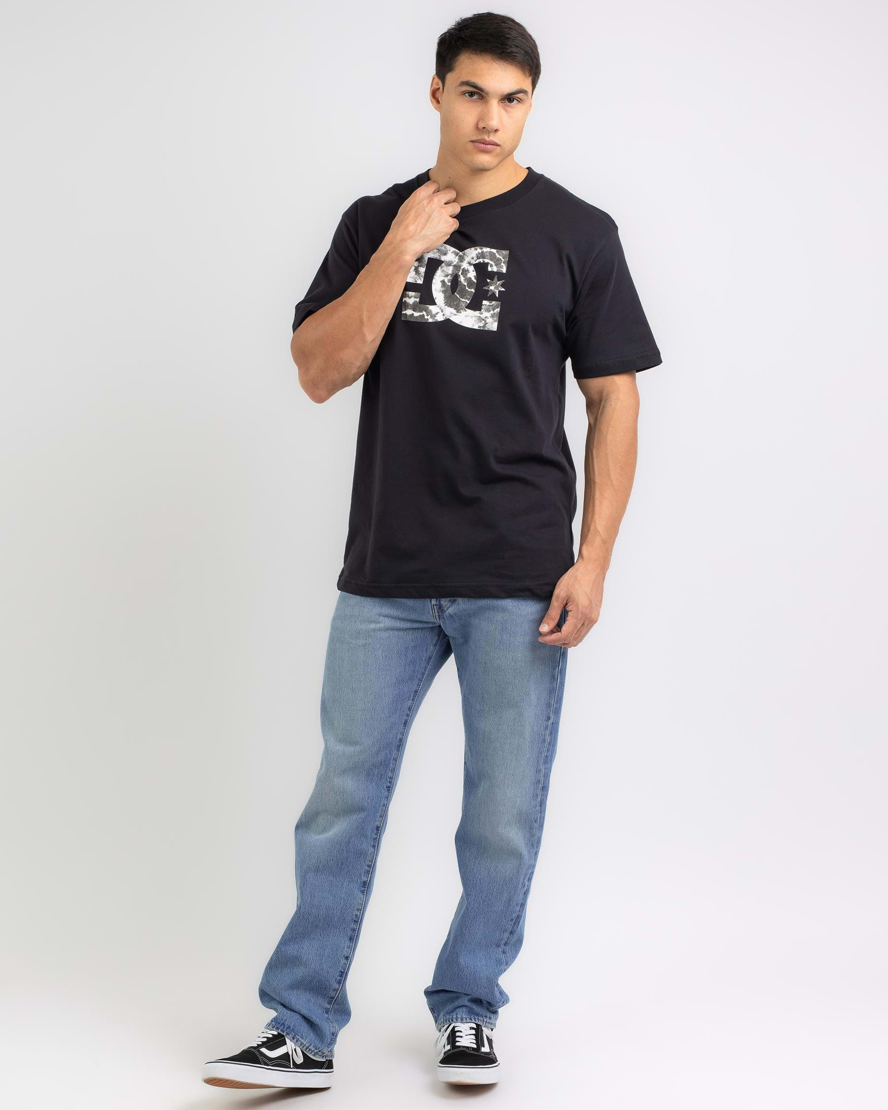 DC Shoes DC Star Fill - United Easy States Returns City Shipping Beach T-Shirt FREE* Black In - 