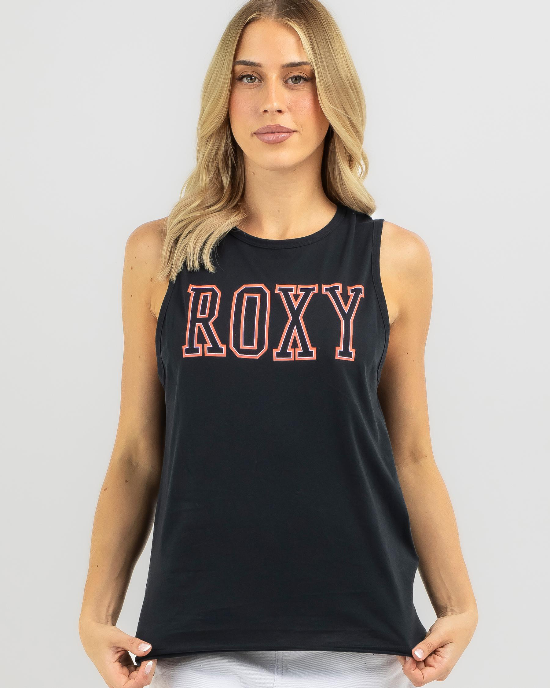 Shop Roxy In The Sup Tank In Anthracite - Fast Shipping & Easy Returns ...