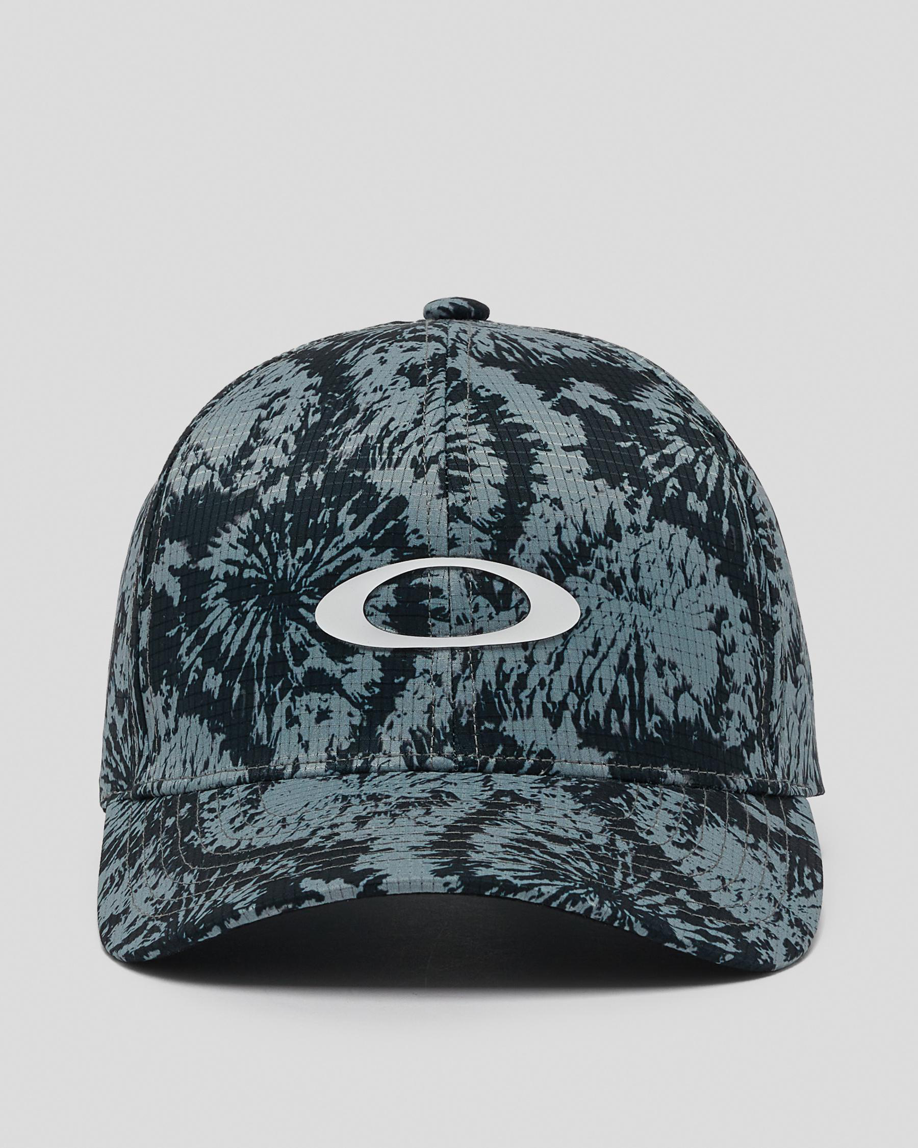 Shop Oakley Mountain Dye Ellipse Cap In Black Mountain - Fast Shipping ...