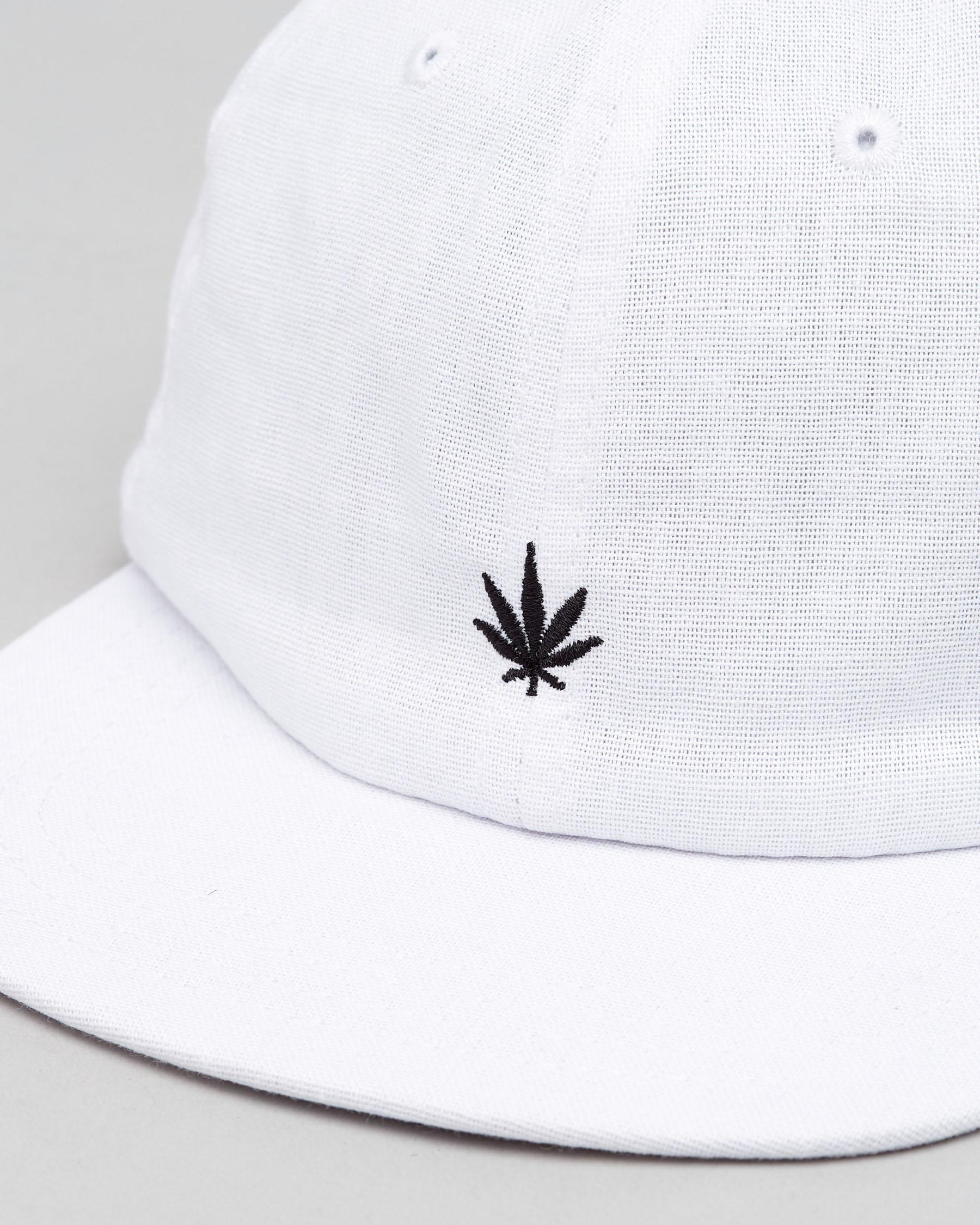 Shop Afends THC Hemp Panel Cap In White Fast Shipping & Easy Returns