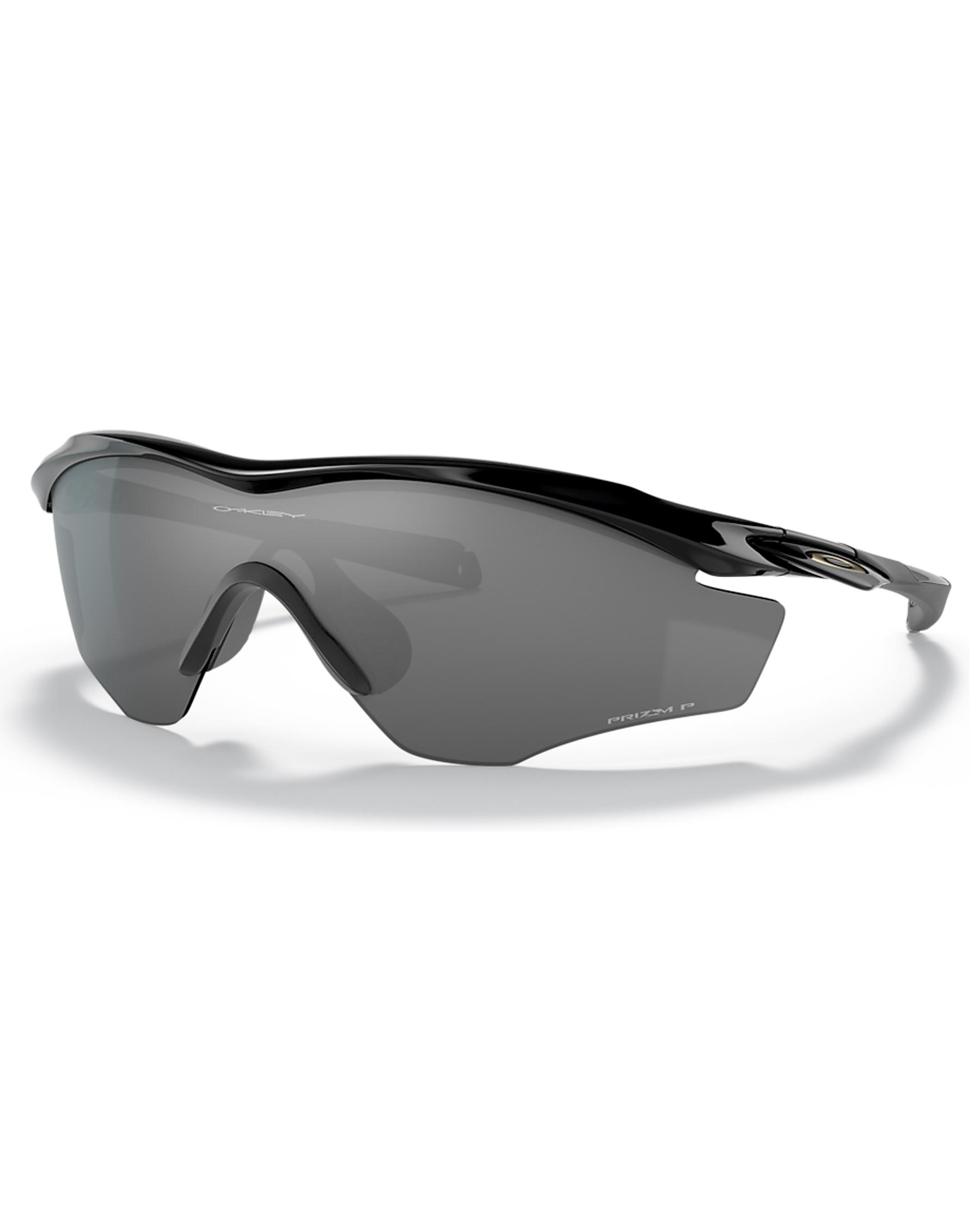 Shop Oakley M2 Frame XL Prizm Sunglasses In Pol Blk W/prizm Blk Pol