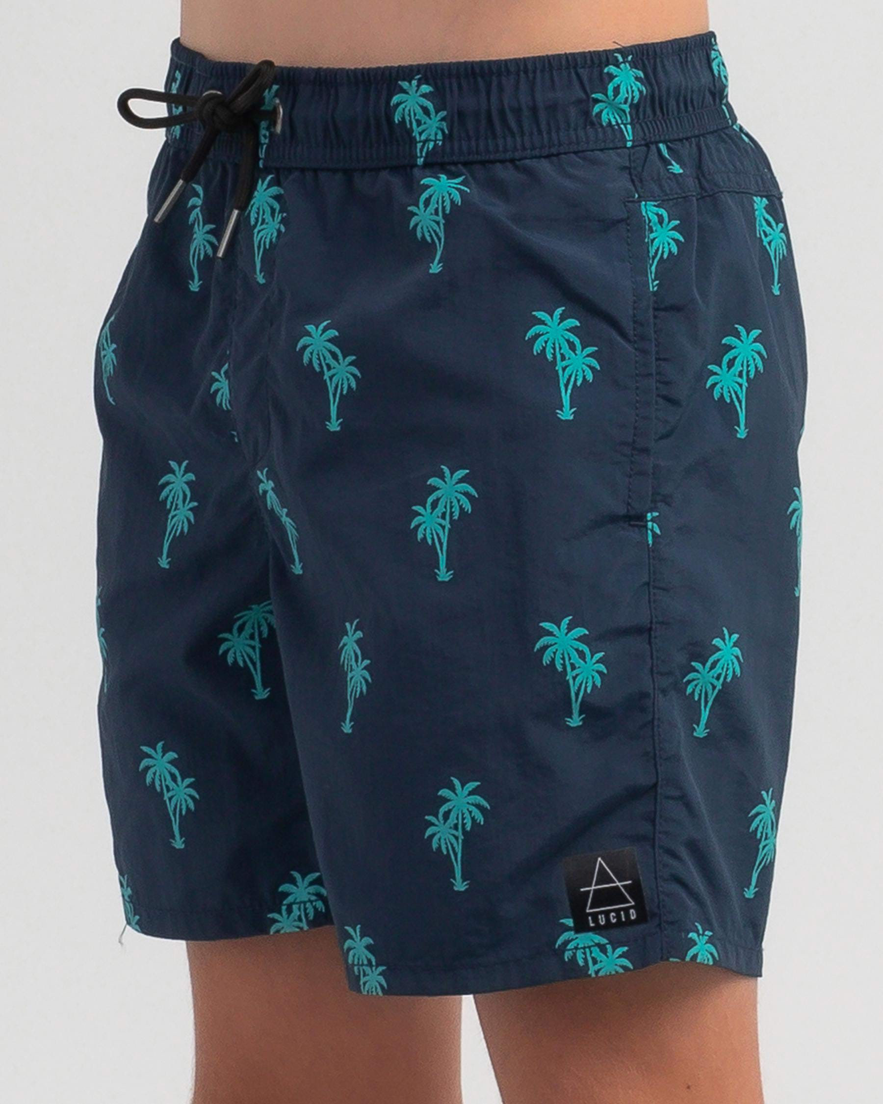 Lucid Boys' Bali Mully Shorts In Navy - Fast Shipping & Easy Returns ...