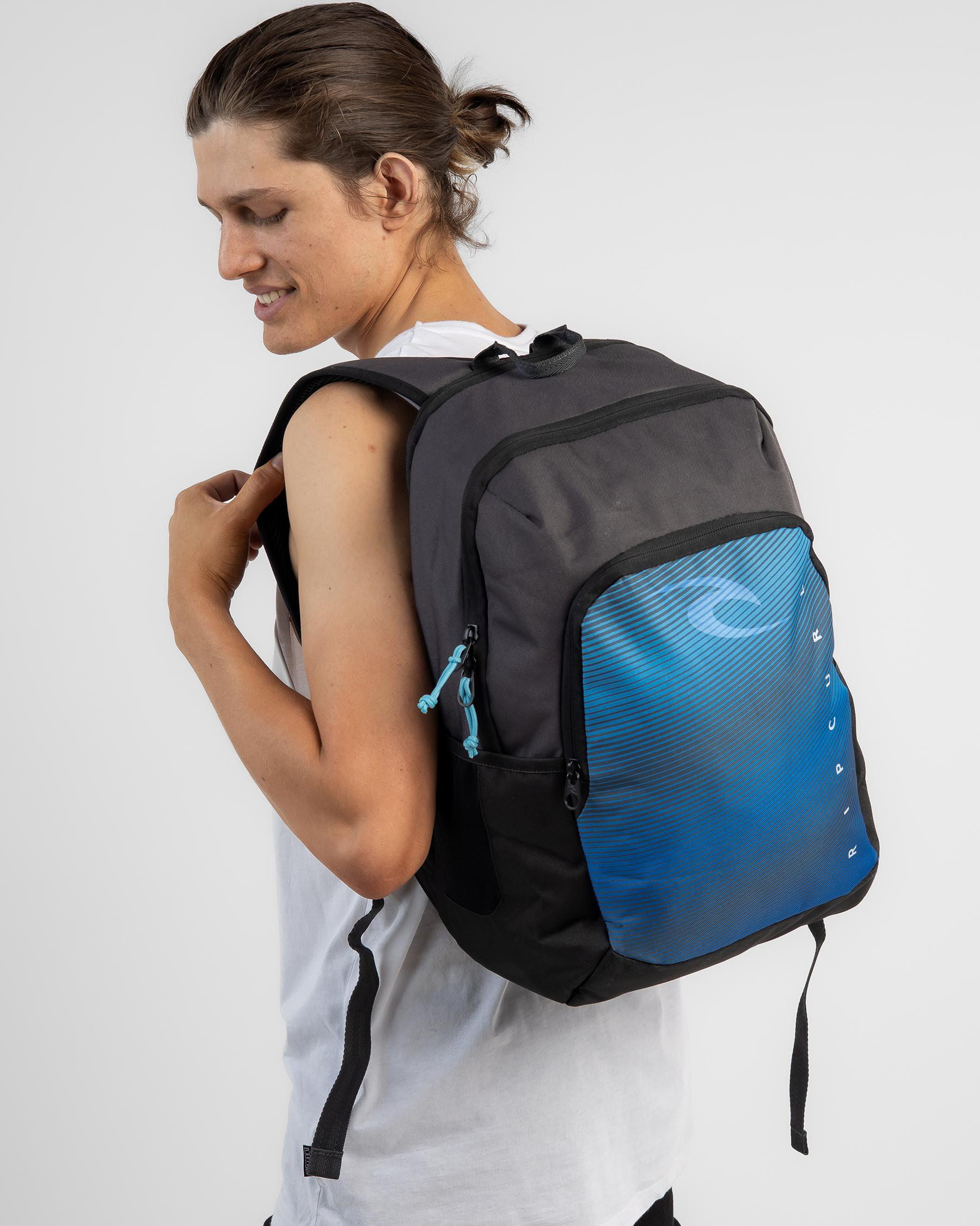 Shop Rip Curl Ozone 30L School Backpack In Blue Fast Shipping & Easy