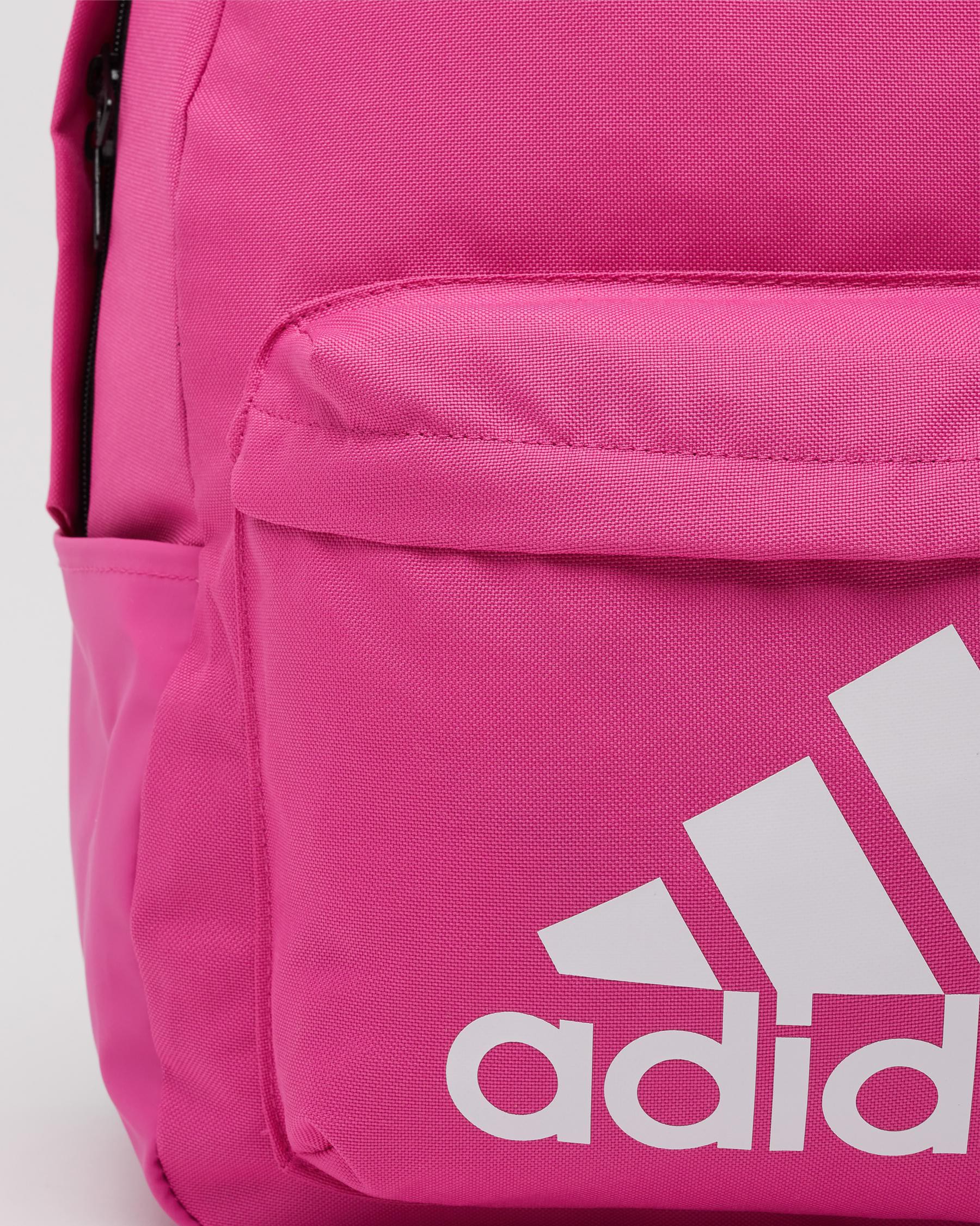 Adidas Classic BOS Backpack In Semi Lucid Fuchsia/ White | City Beach ...