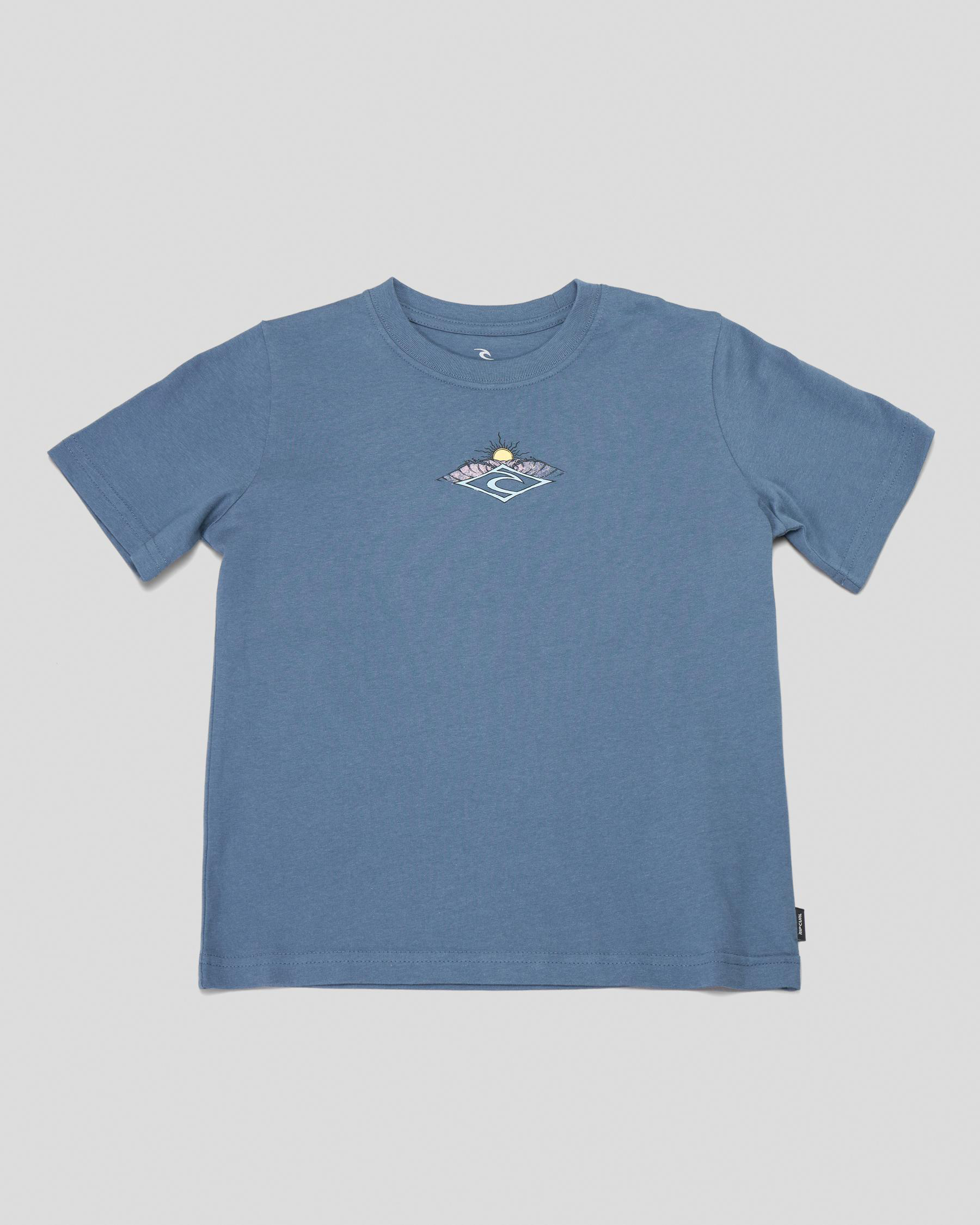 Rip Curl Toddlers' Shred Town Barrel T-Shirt In Vintage Navy - Fast ...
