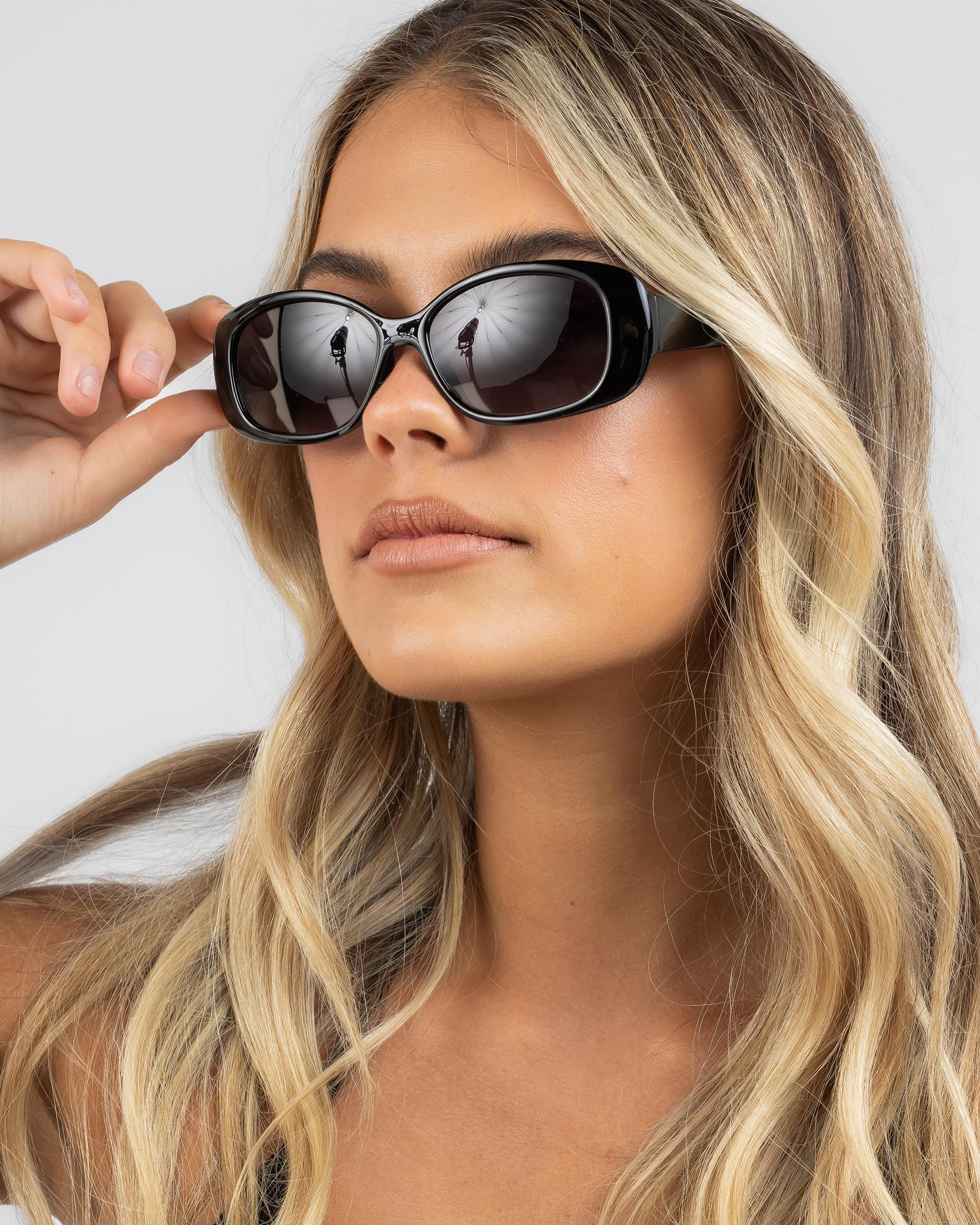 Indie Eyewear Halifax Sunglasses In Black/smoke Fast Shipping & Easy