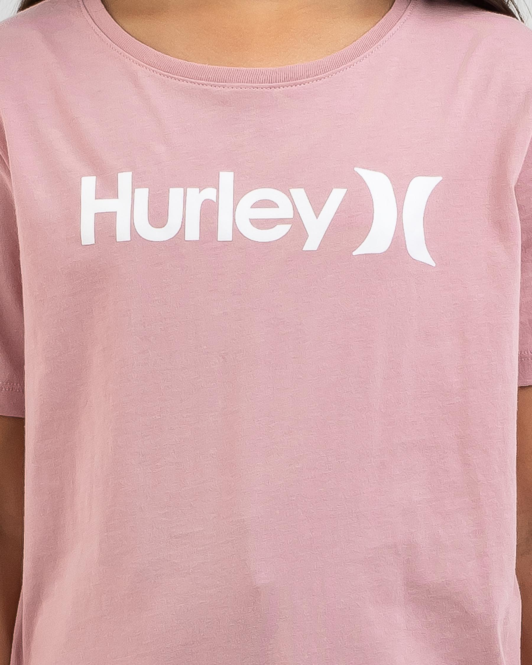 Hurley T-Shirt Donna OAO Dots Classic Crew – Cotone Morbido Con Lavaggio Enzimatico – Girocollo Corto - 3