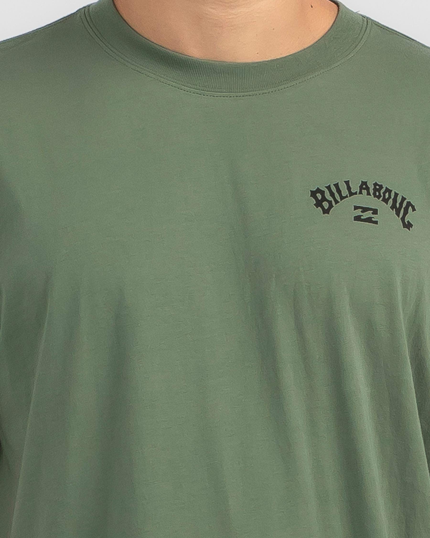 Shop Billabong Team Arch T-Shirt In Surplus - Fast Shipping & Easy ...