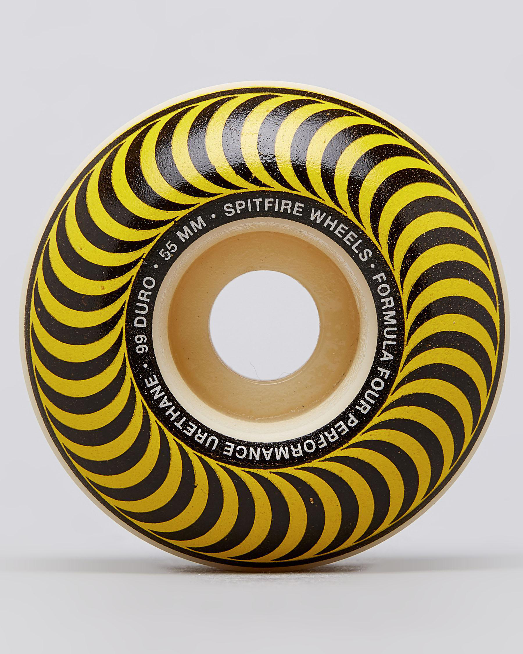 Spitfire F4 99D Classic Swirl 55mm Skateboard Wheels In Assorted Fast