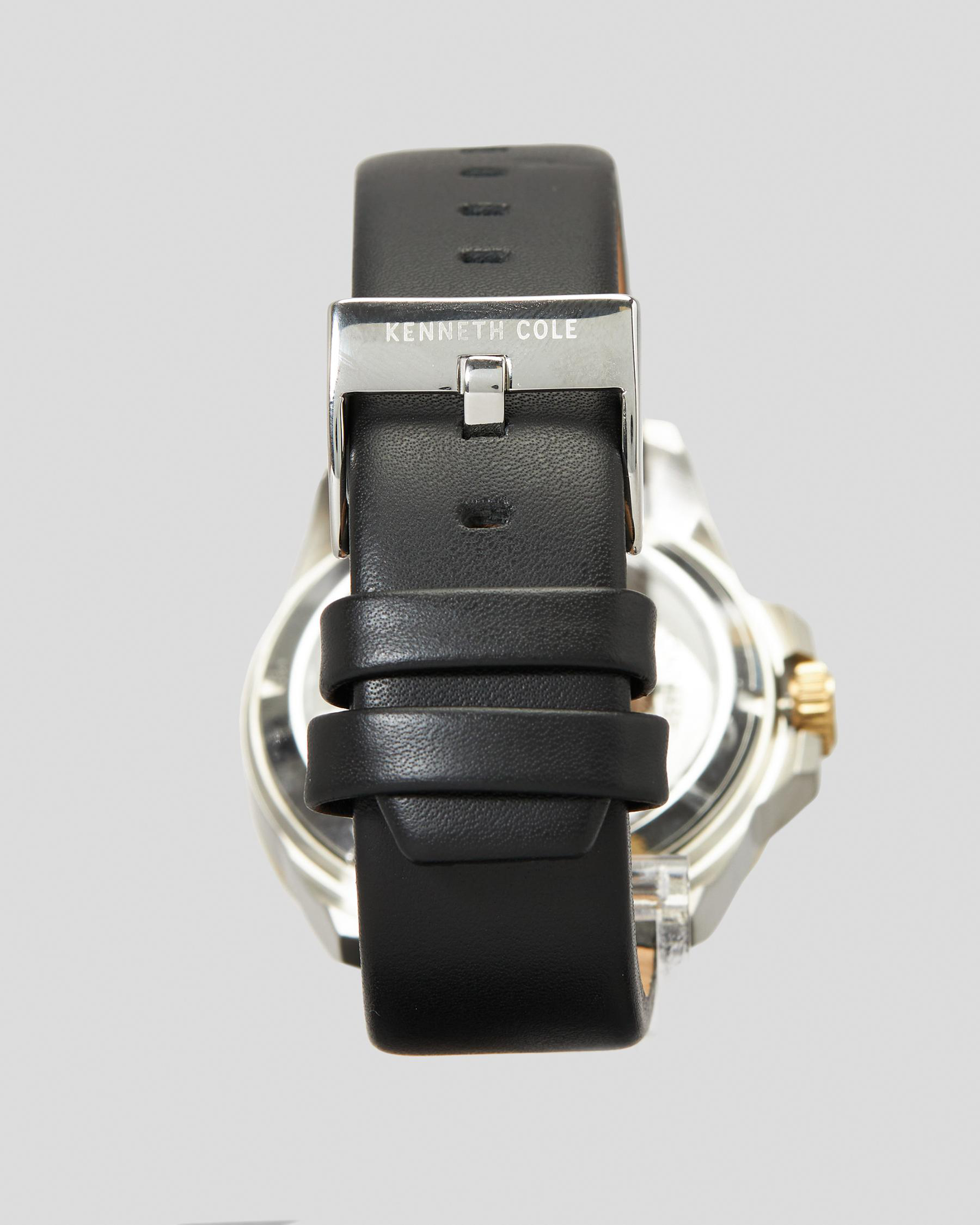 Shop Cole Automatic Watch In Black / Gold Fast Shipping