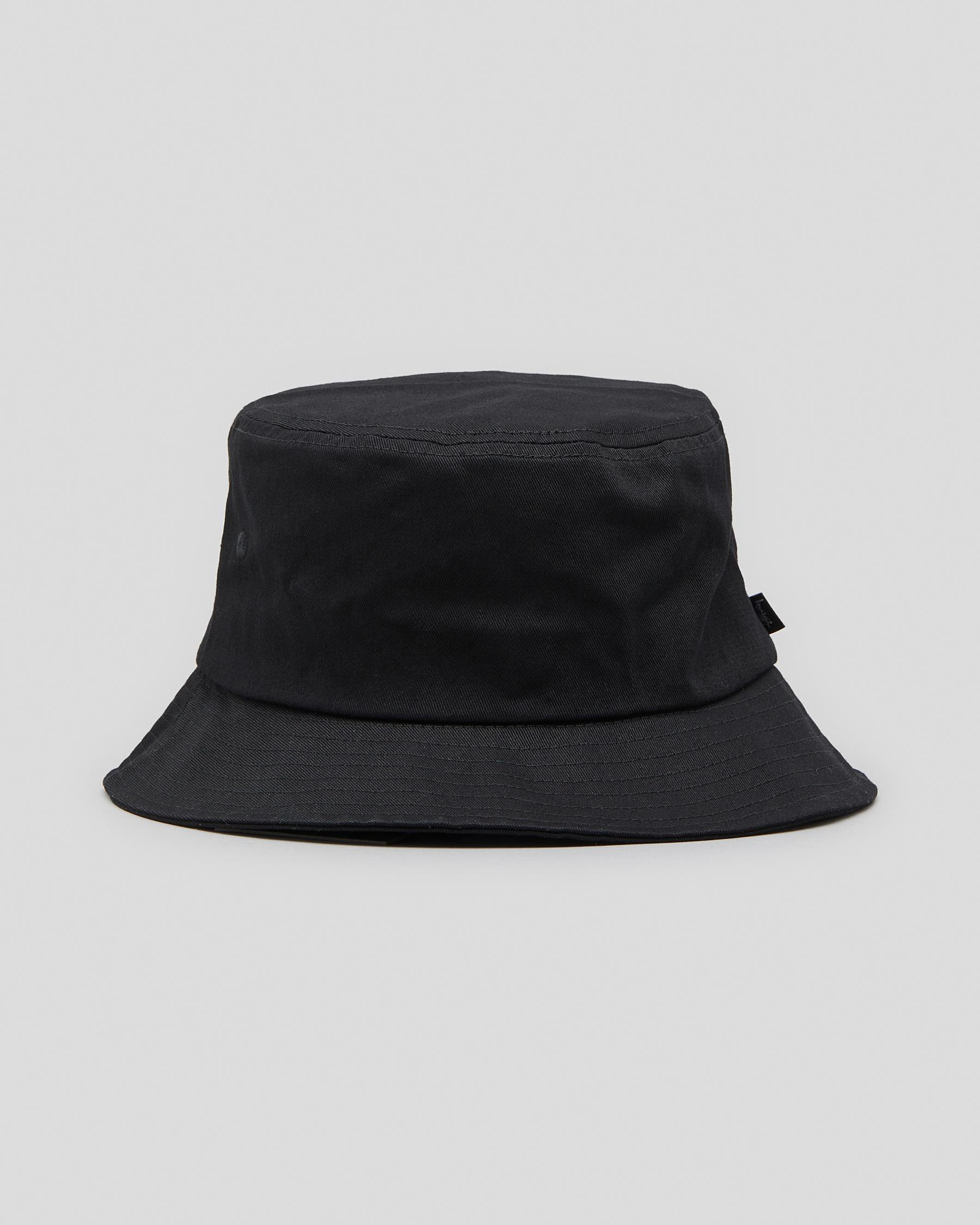 Shop Stussy World Tour Bucket Hat In Black - Fast Shipping & Easy ...