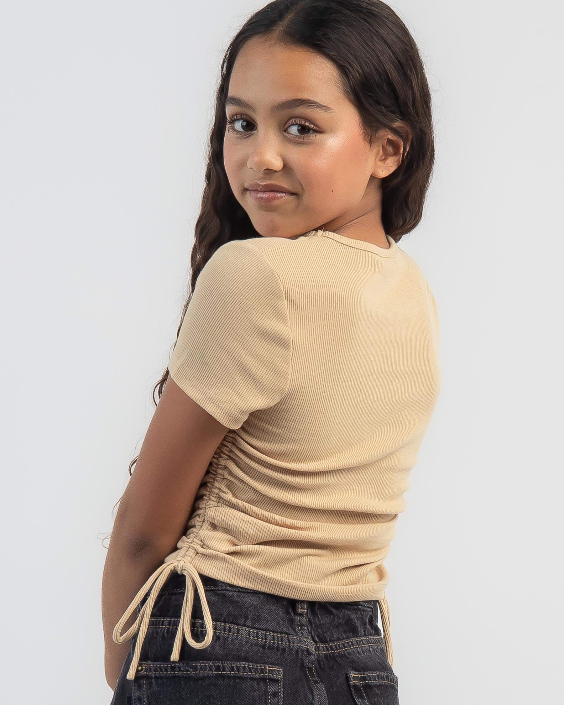 Ava And Ever Girls' Kenny Top In Beige - Fast Shipping & Easy Returns ...