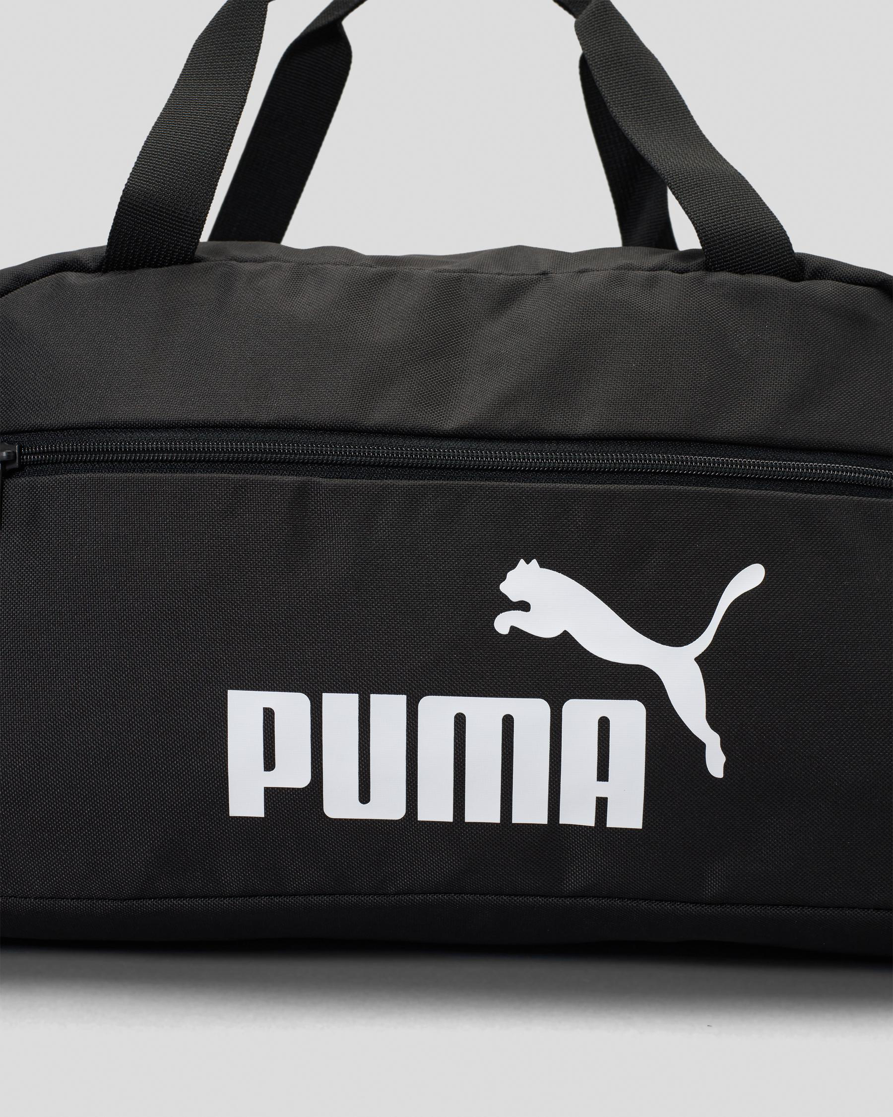 Shop Puma Phase Gym Bag In Puma Black Fast Shipping & Easy Returns