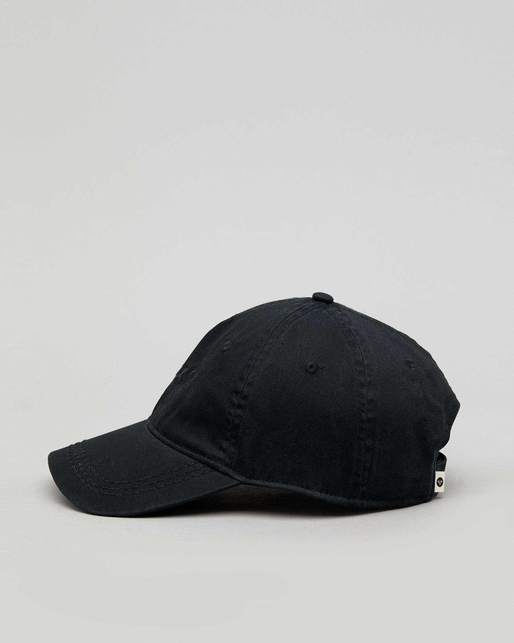 Roxy Dear Believer Logo Cap In Anthracite - Fast Shipping & Easy ...