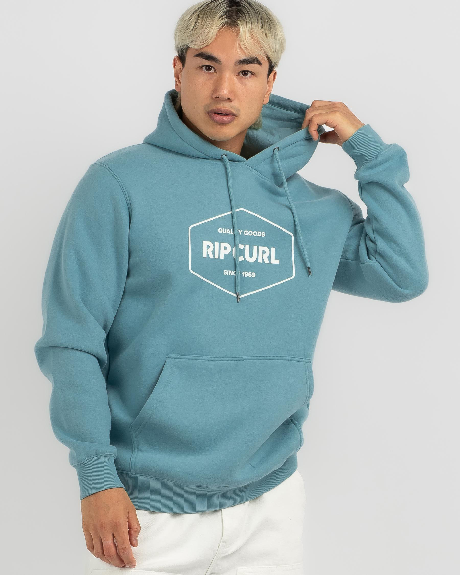 Men’s Hoodie Rip Curl Stapler Hood Blue