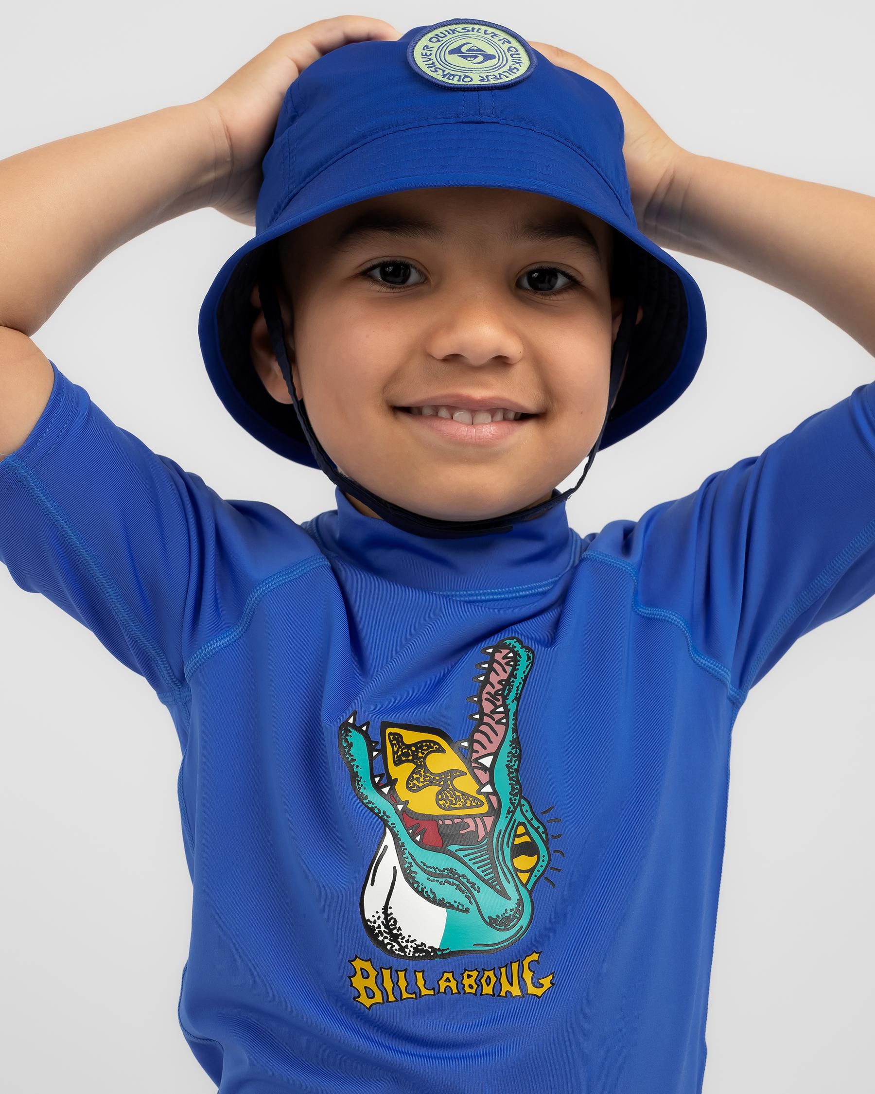 Quiksilver Conched Bucket Hat In Azure Blue FREE* Shipping & Easy