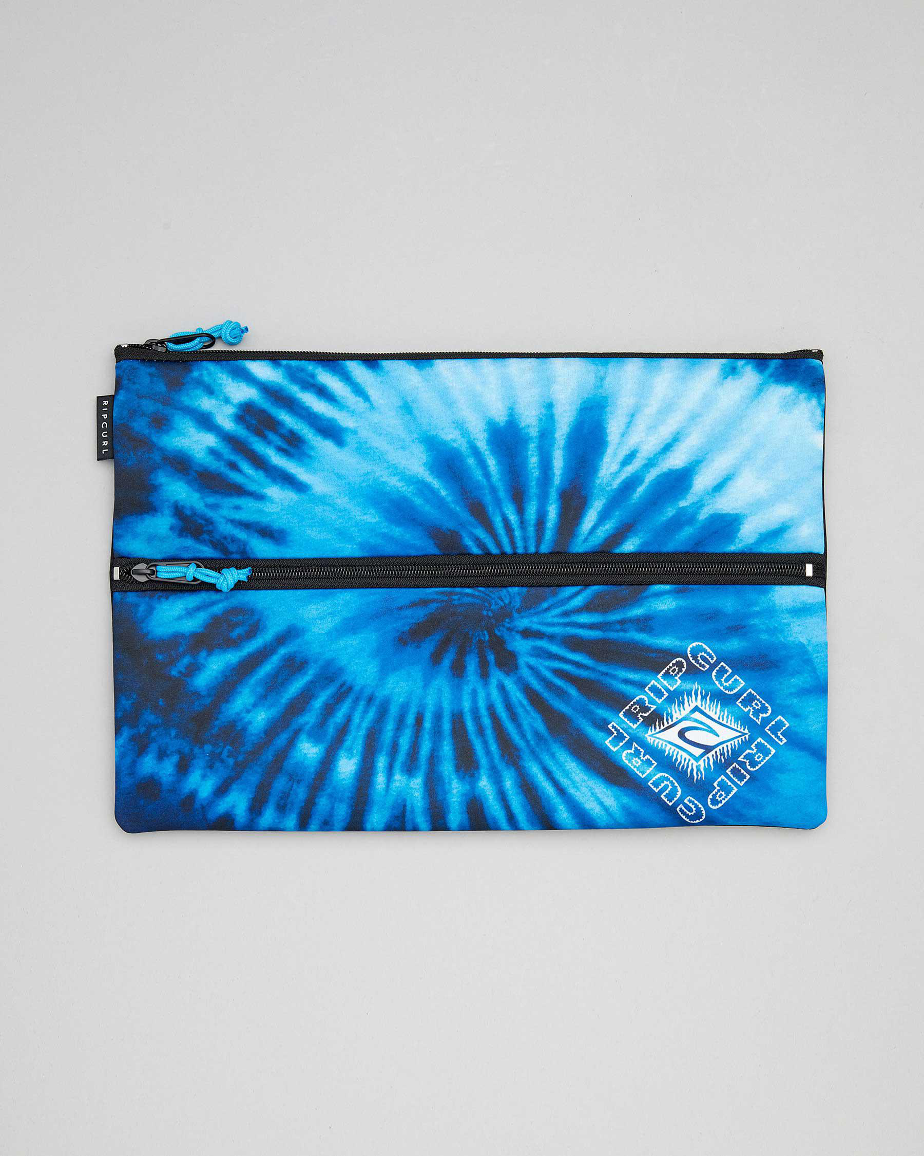 Shop Rip Curl X Large Pencil Case In Blue Fast Shipping & Easy