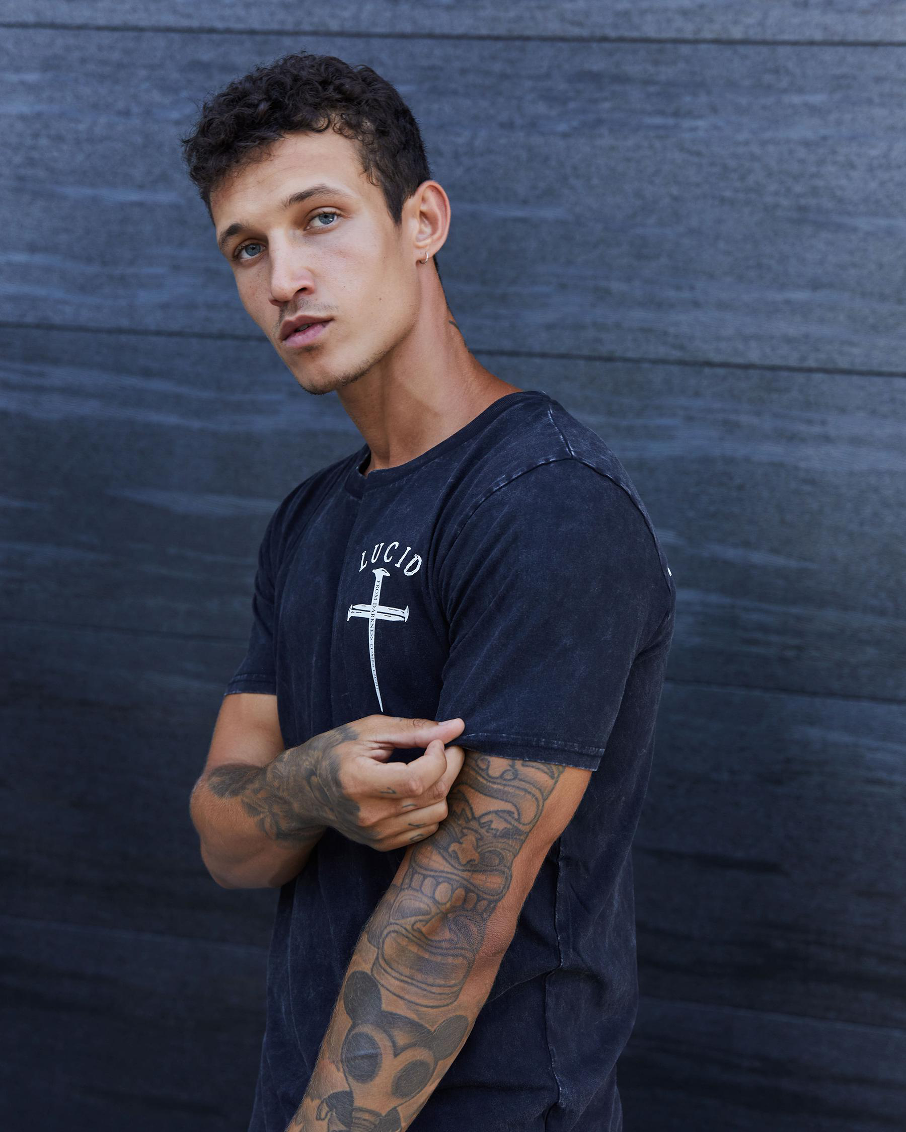 Lucid Essence TShirt In Black Acid Fast Shipping & Easy Returns