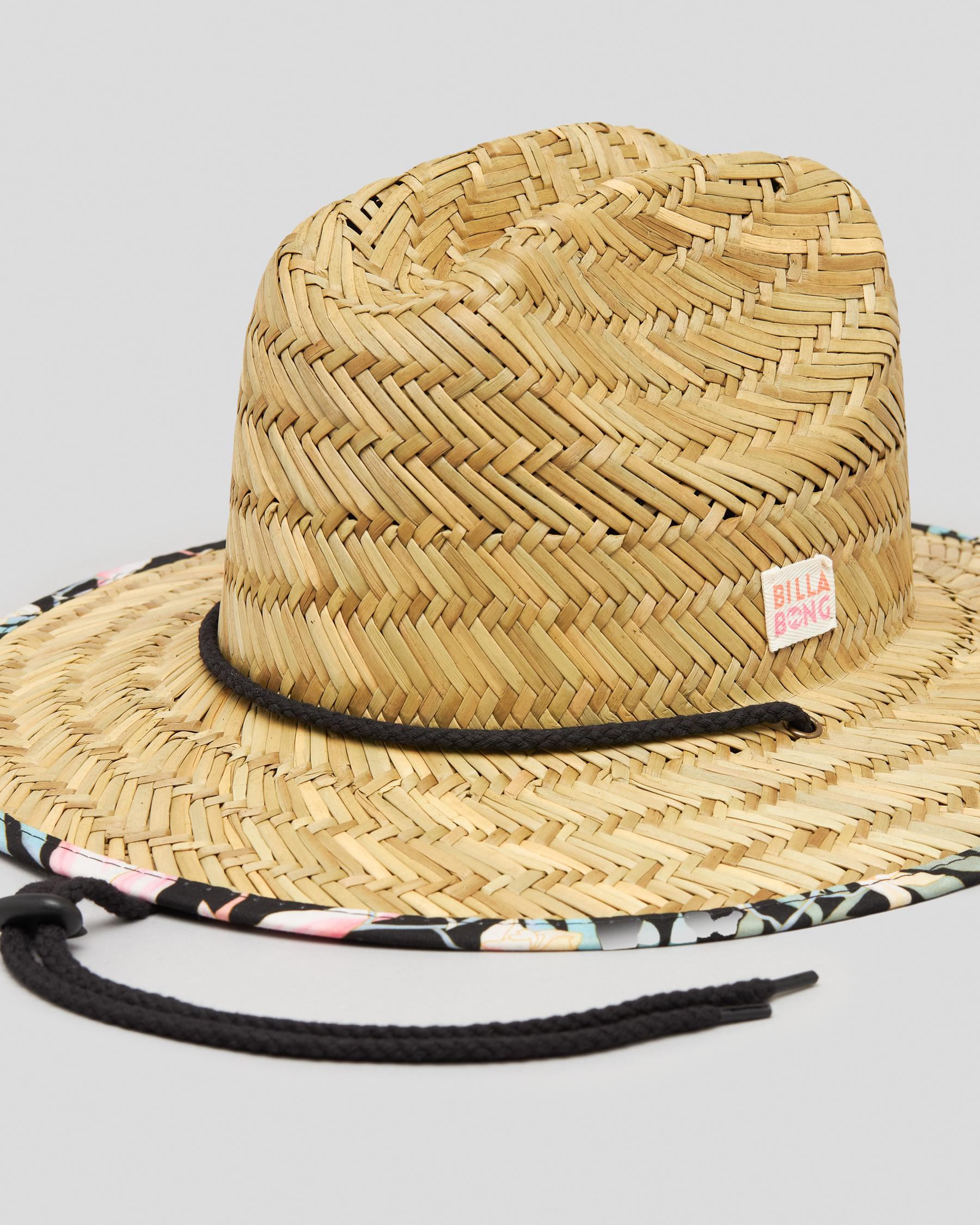 Billabong Love Palms Panama Hat In Black - Fast Shipping & Easy Returns ...