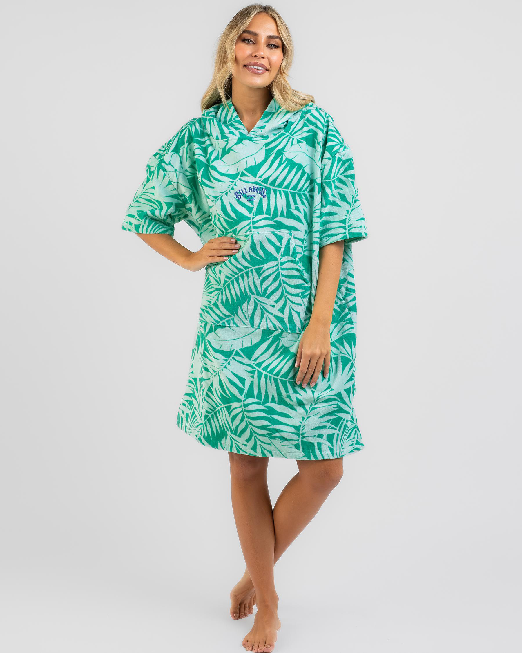 Shop Billabong Hooded Towel In Seaspray Fast Shipping & Easy Returns