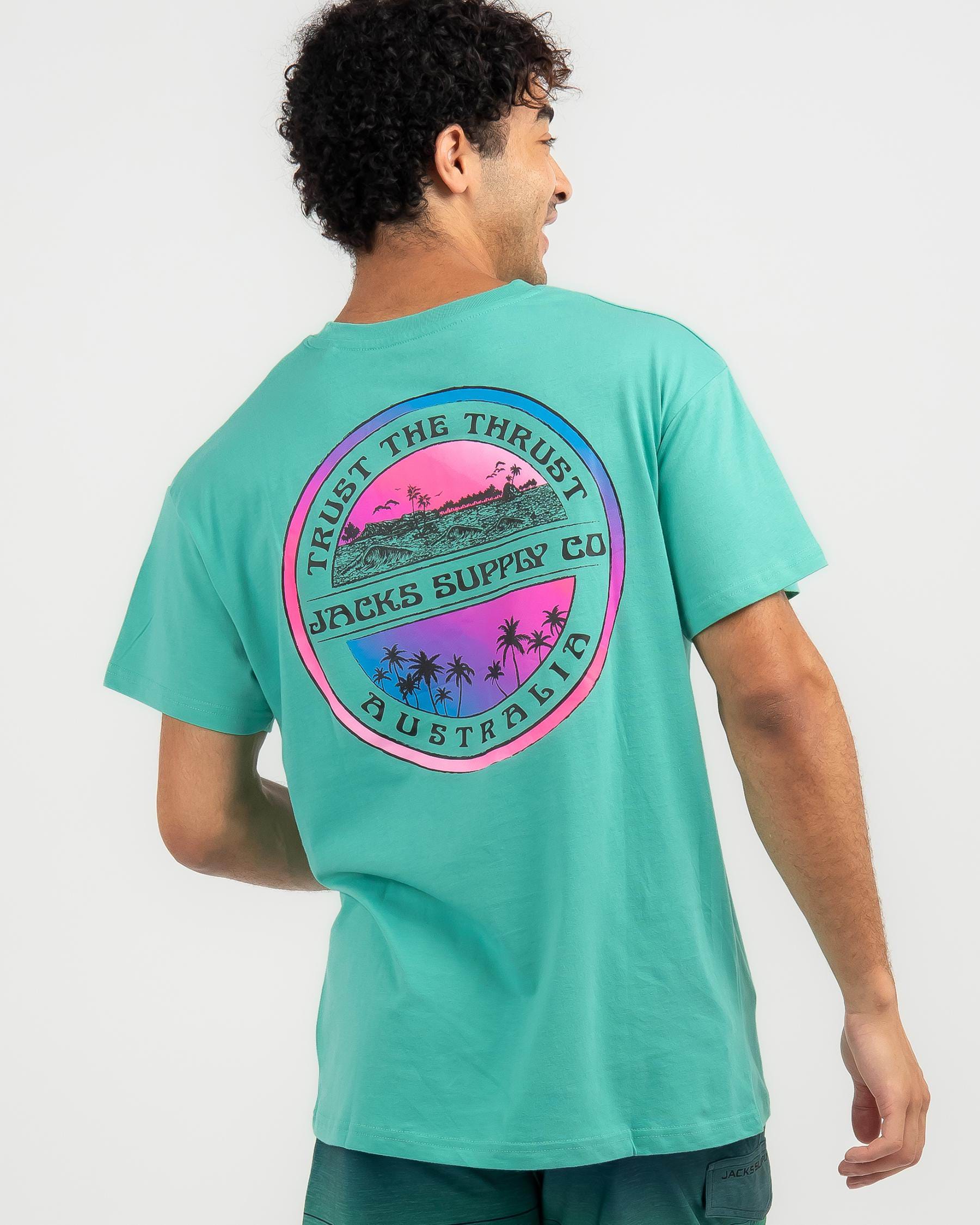 Shop Jacks Summer T-Shirt In Pastel Mint - Fast Shipping & Easy Returns ...