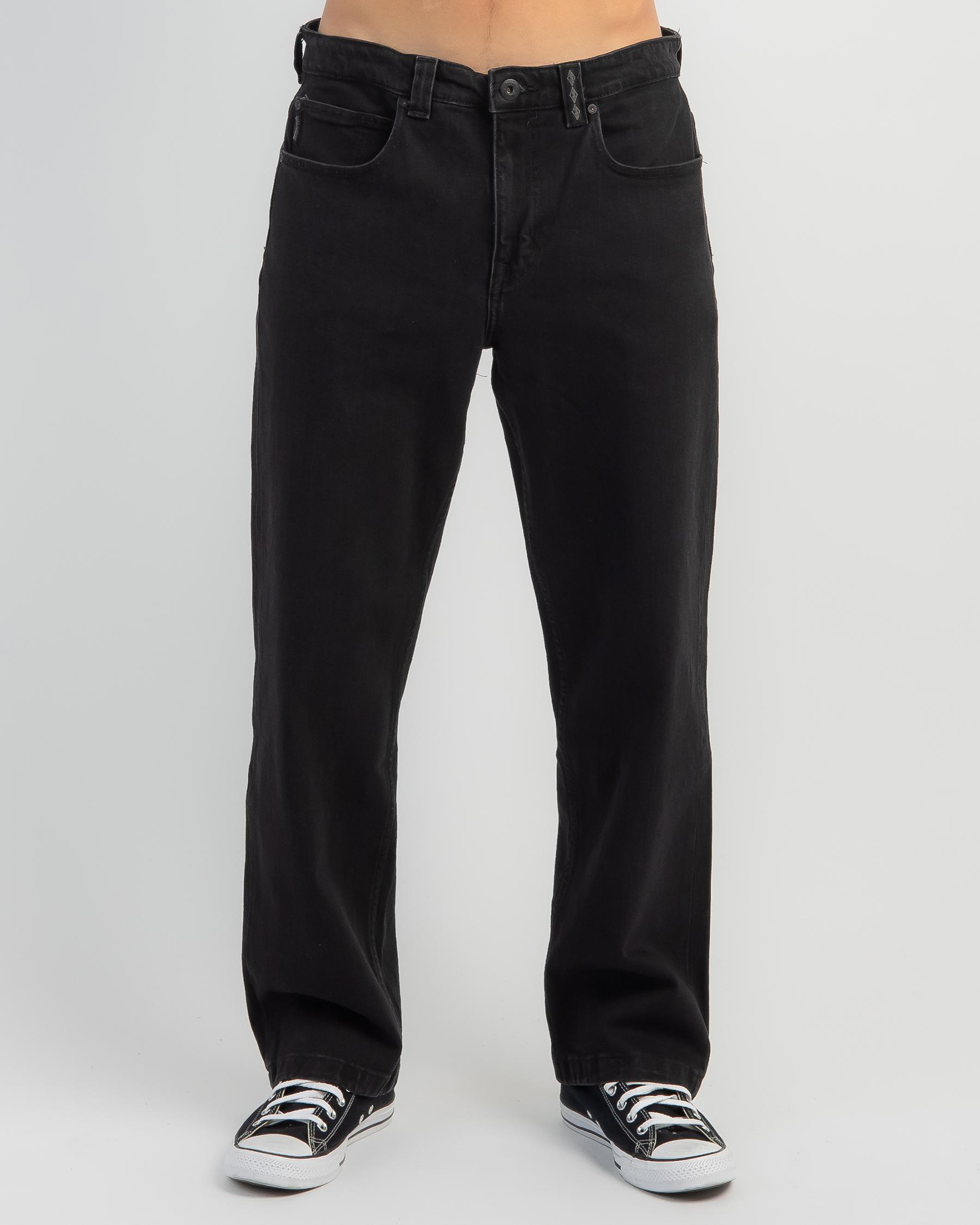 Shop Billabong 73 Jeans In Washed Black Fast Shipping & Easy Returns