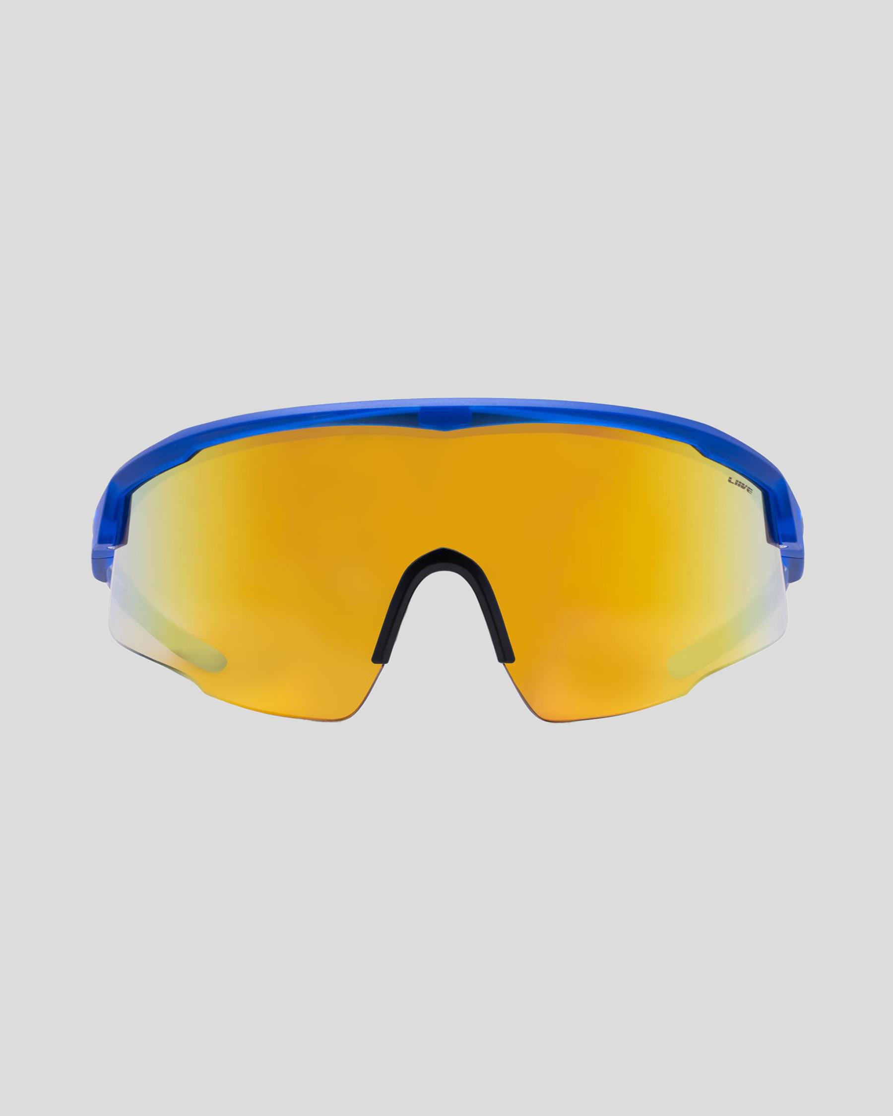 Shop Liive Dealer Sunglasses In Neon Blue Fast Shipping & Easy