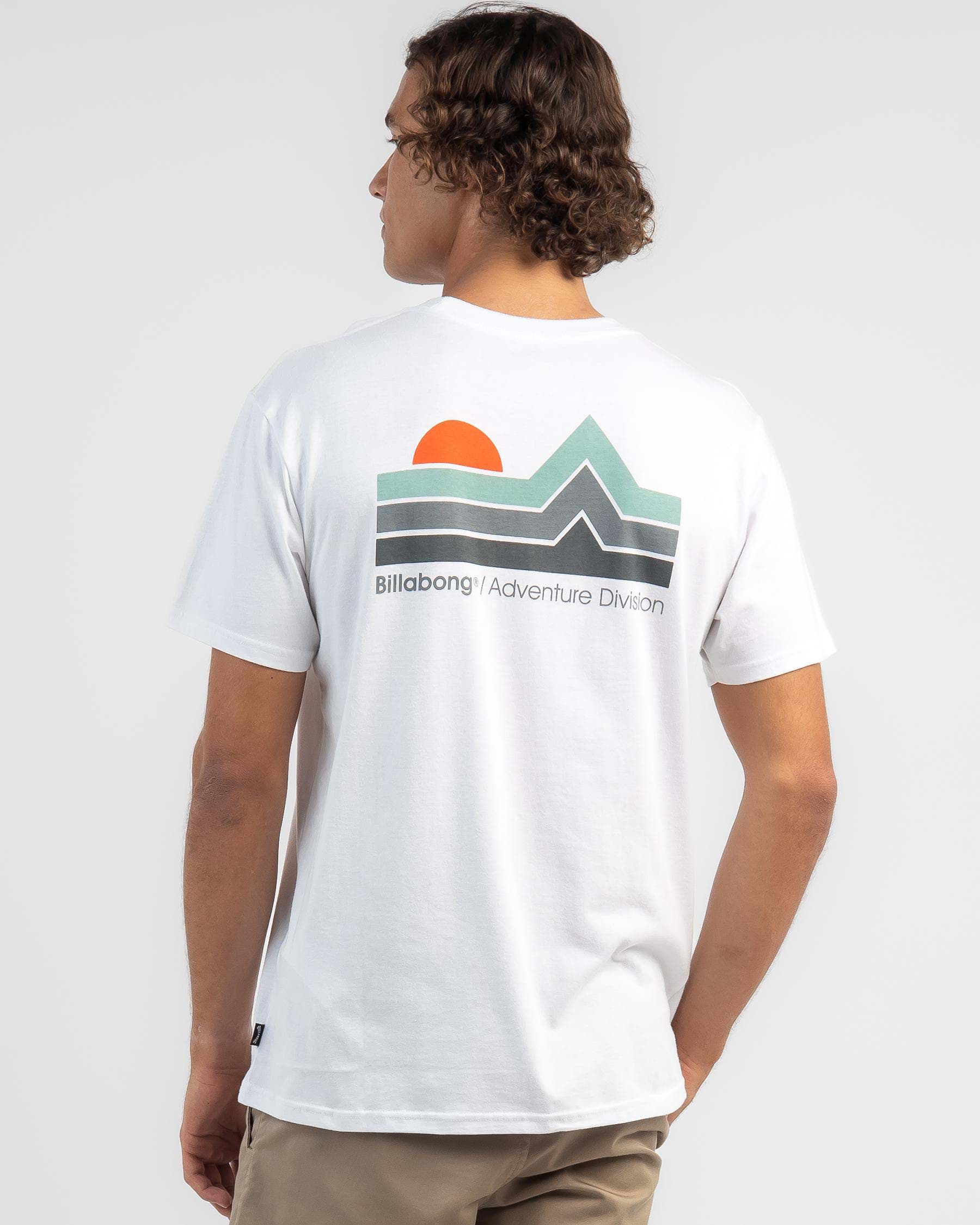 Billabong Stretch T-Shirt In White - Fast Shipping & Easy Returns ...