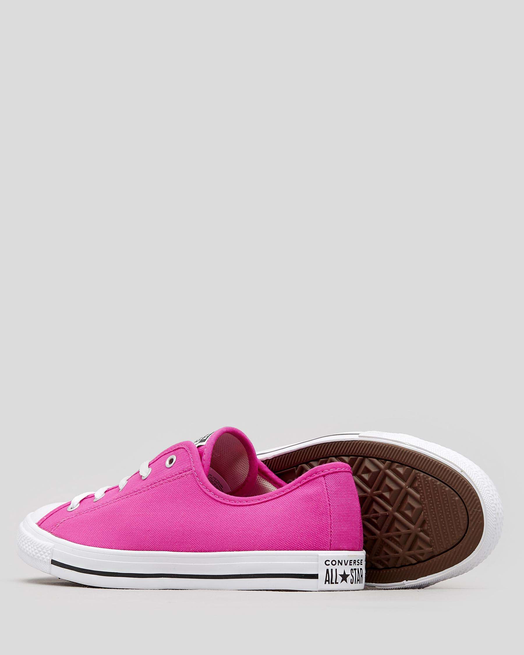 Shop Converse Womens Chuck Taylor All Star Dainty Shoes In Hyper ...